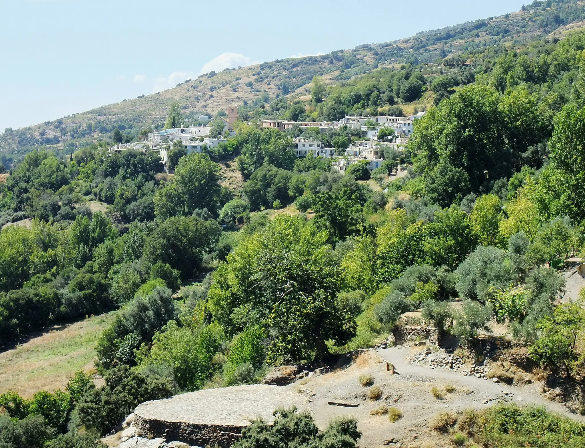 Photo showing: View at Ferreirola, Andalusia in Spain