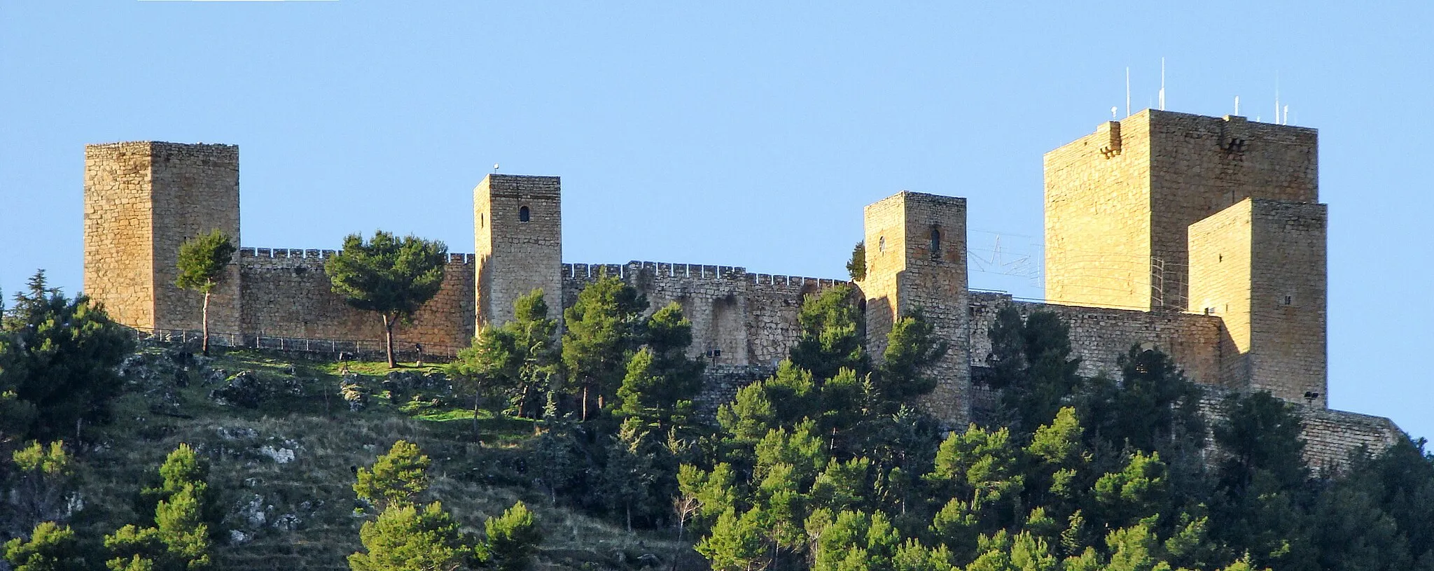 Photo showing: Vista del Castillo de Santa Catalina, en Jaén
