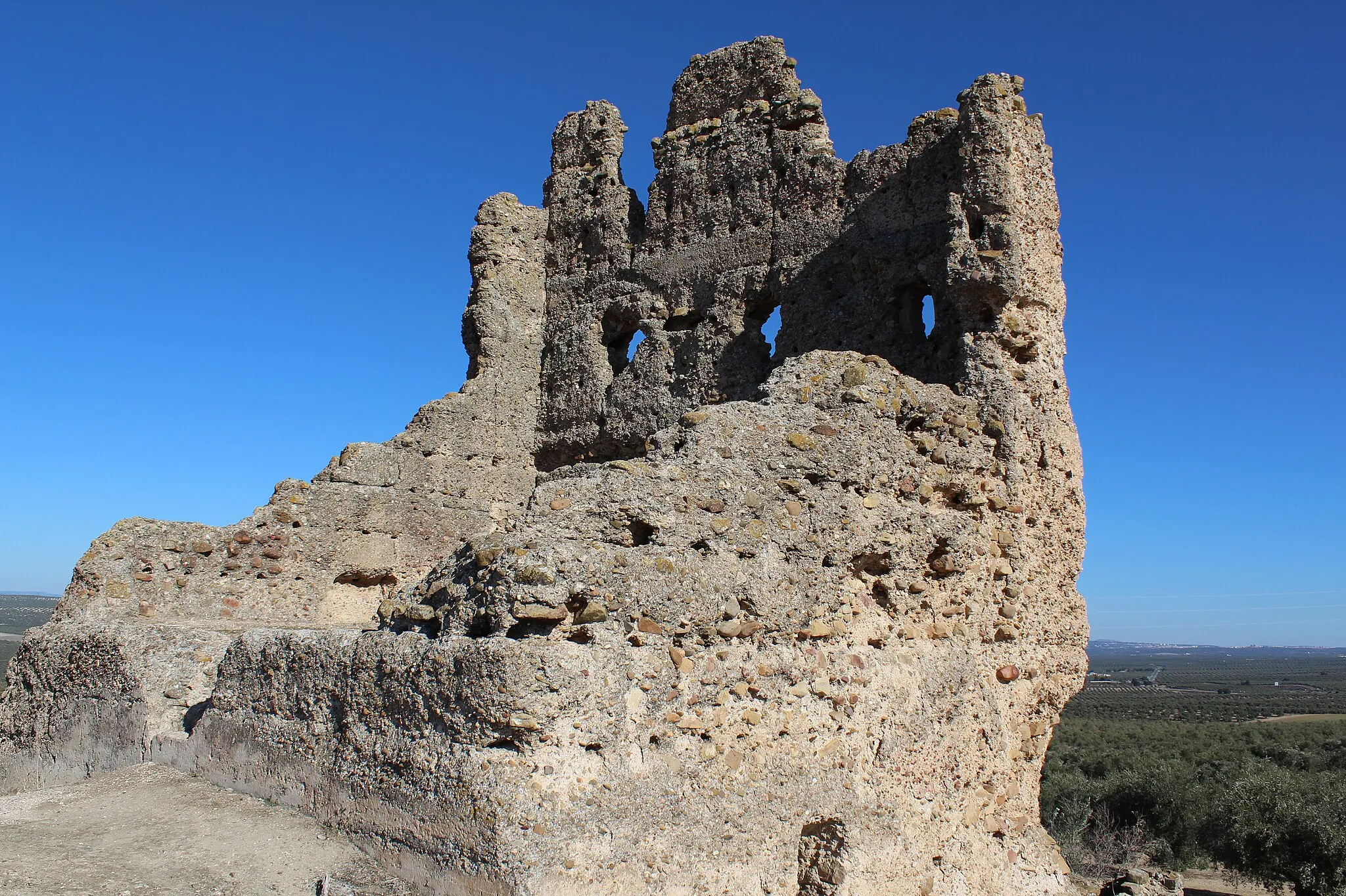 Photo showing: Vista de la Torre del homenaje del Castillo de las Huelgas desde el sudoeste.