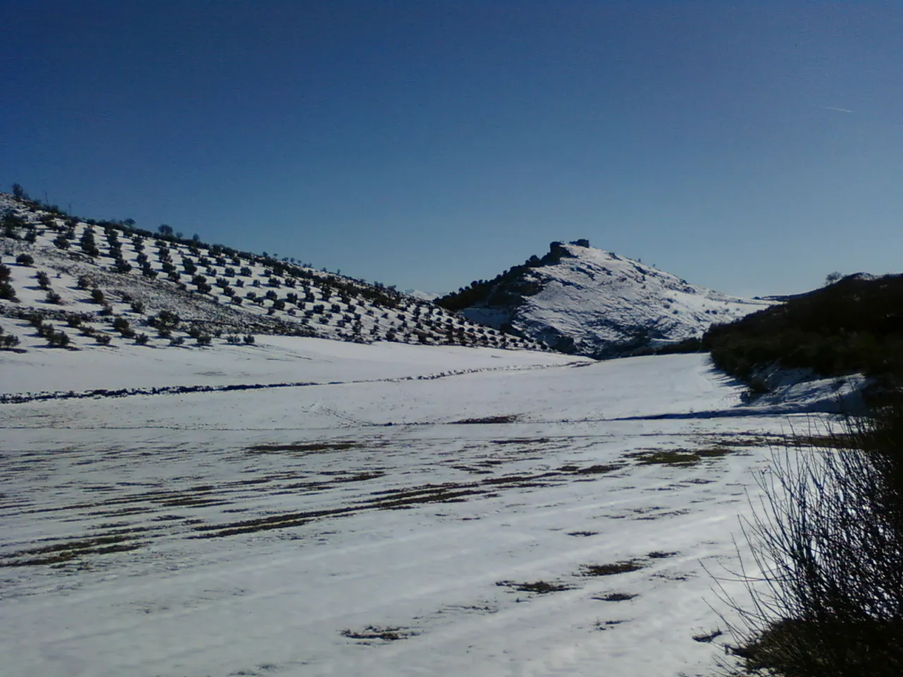Photo showing: cerro del castillo desde la ñora, nevado