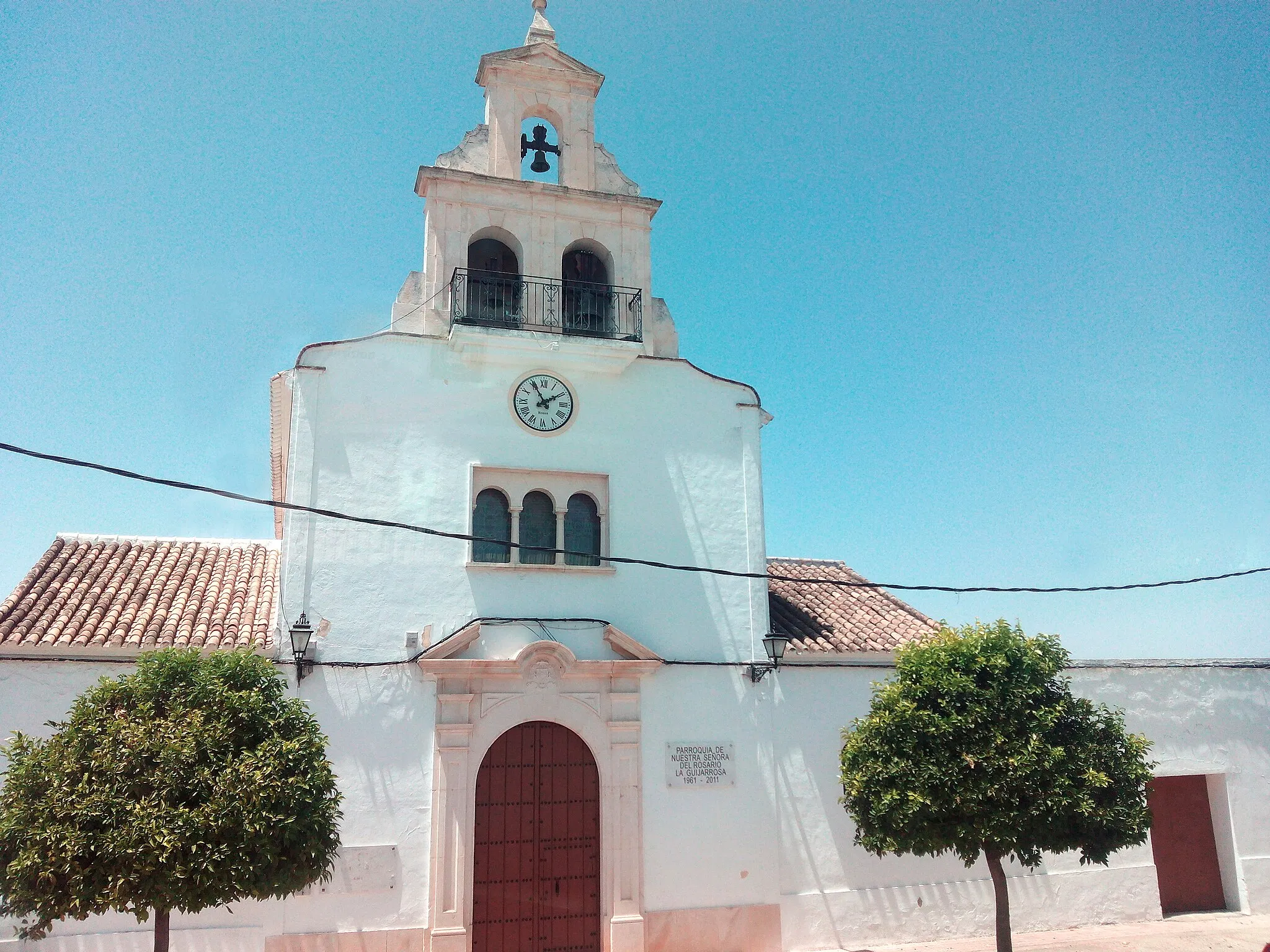 Photo showing: Iglesia de Nuestra Señora del Rosario, La Guijarrosa (España).