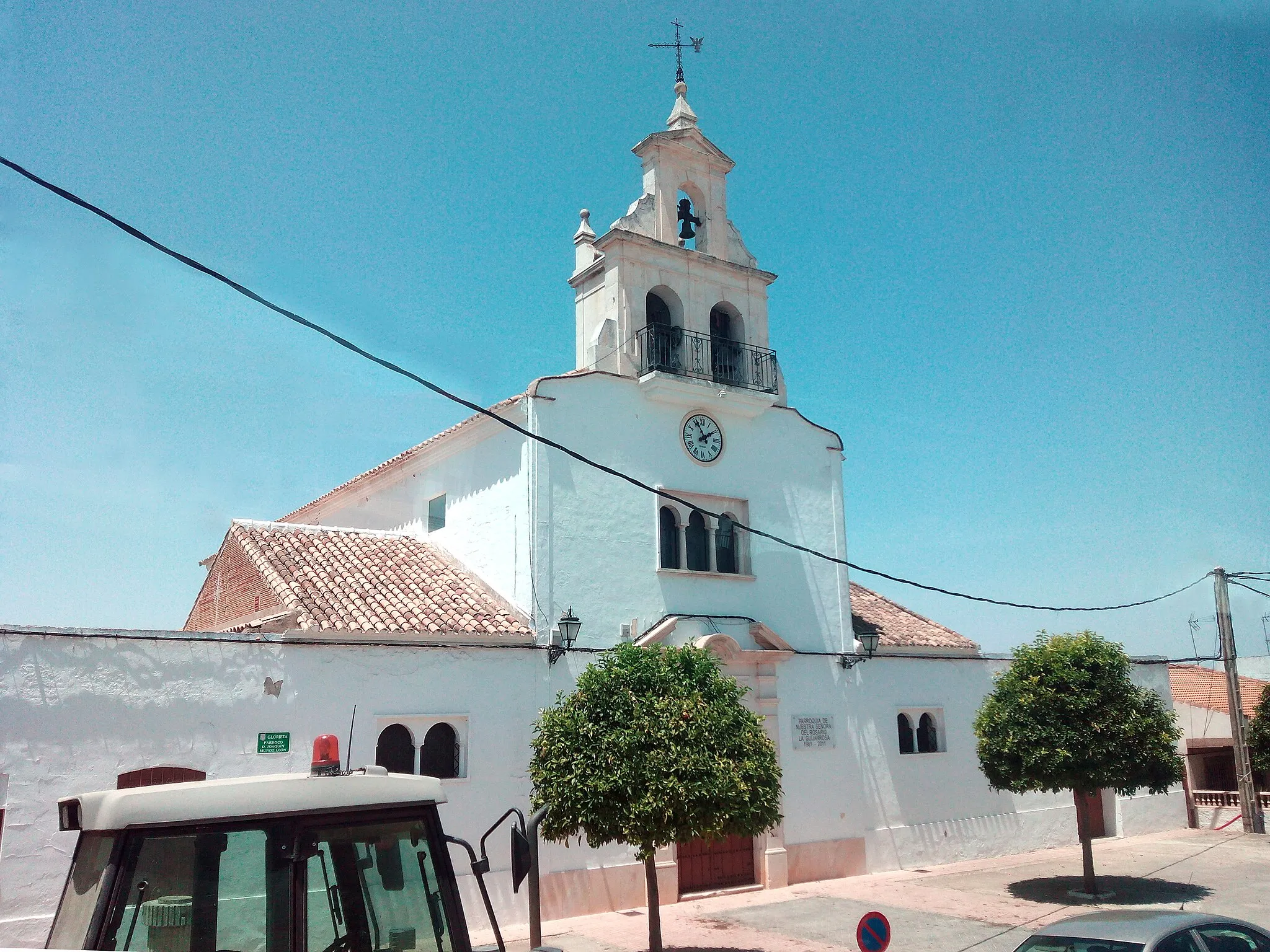 Photo showing: Iglesia de Nuestra Señora del Rosario, La Guijarrosa (España).