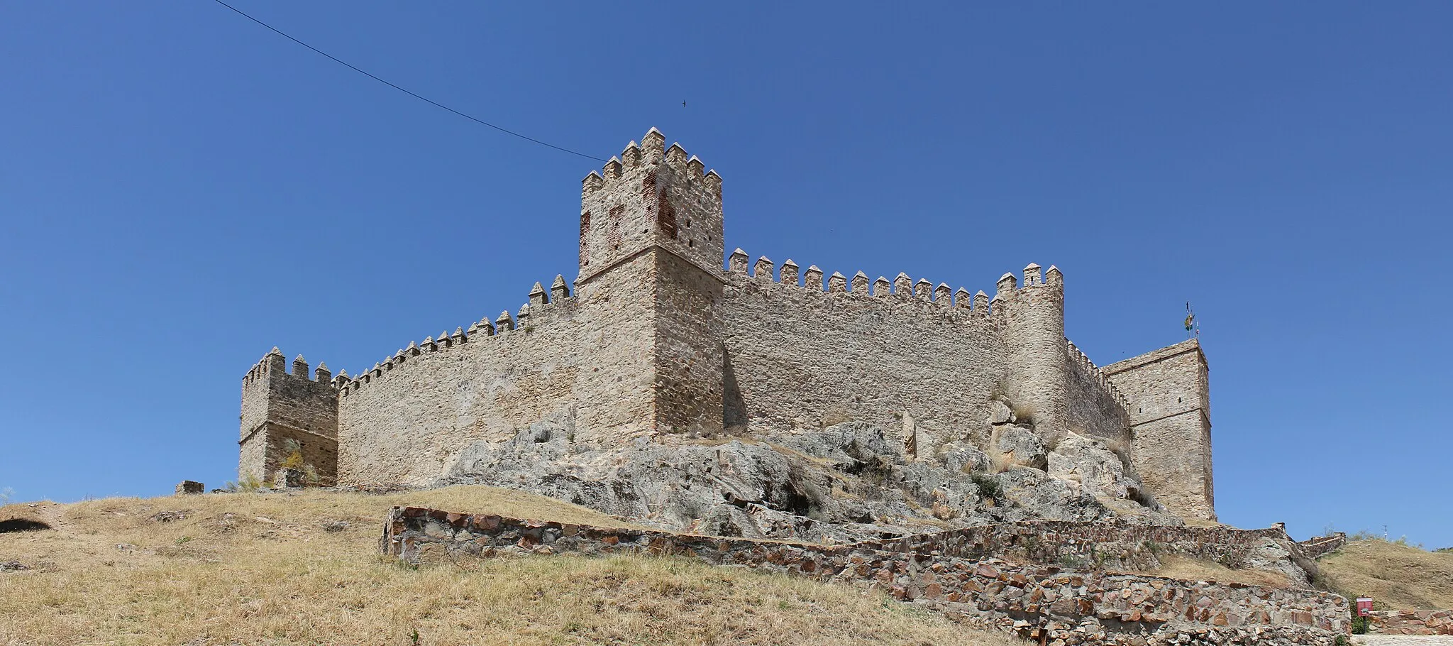 Photo showing: Castillo de Santa Olalla del Cala