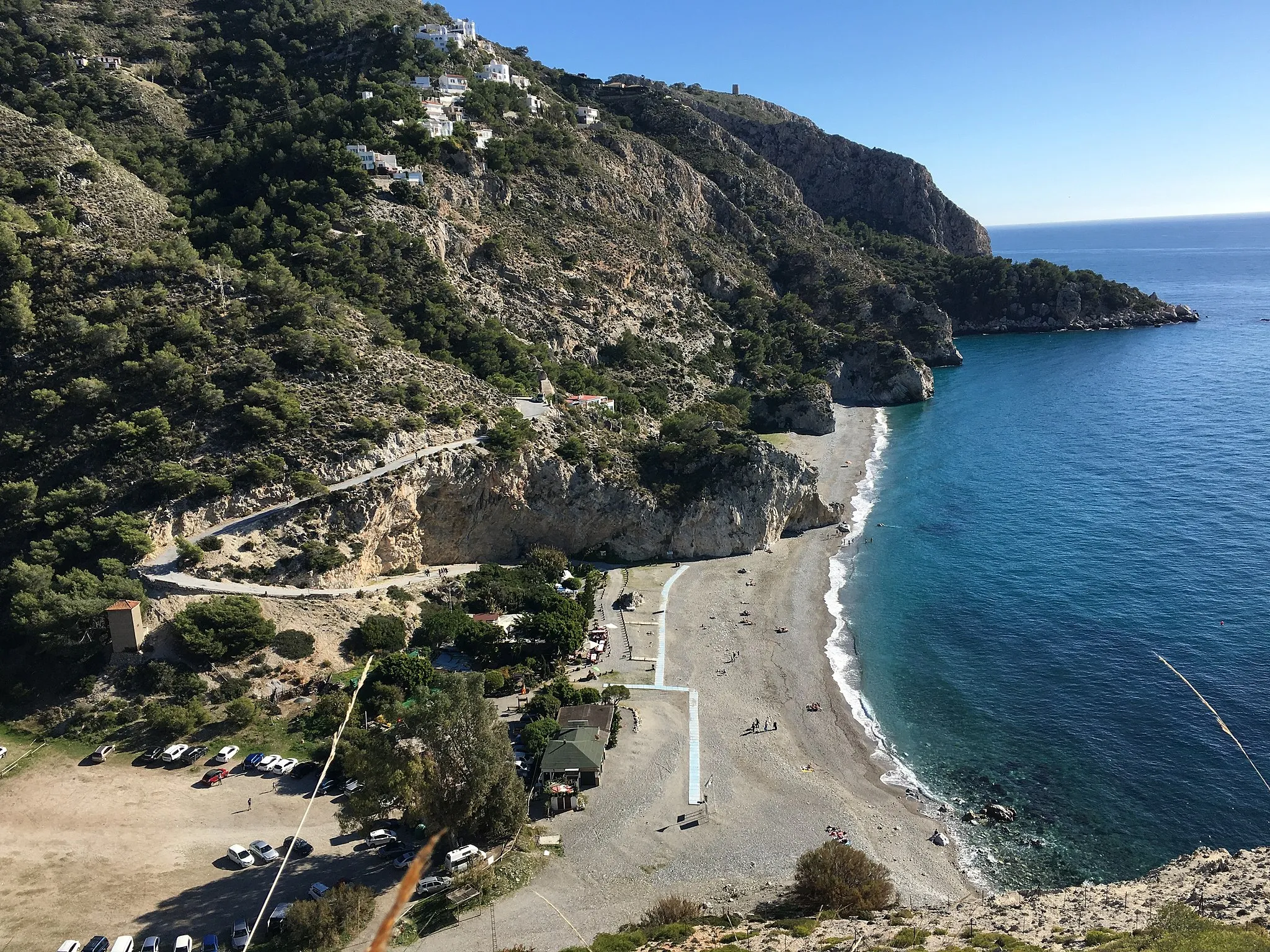 Photo showing: Vista de la playa.