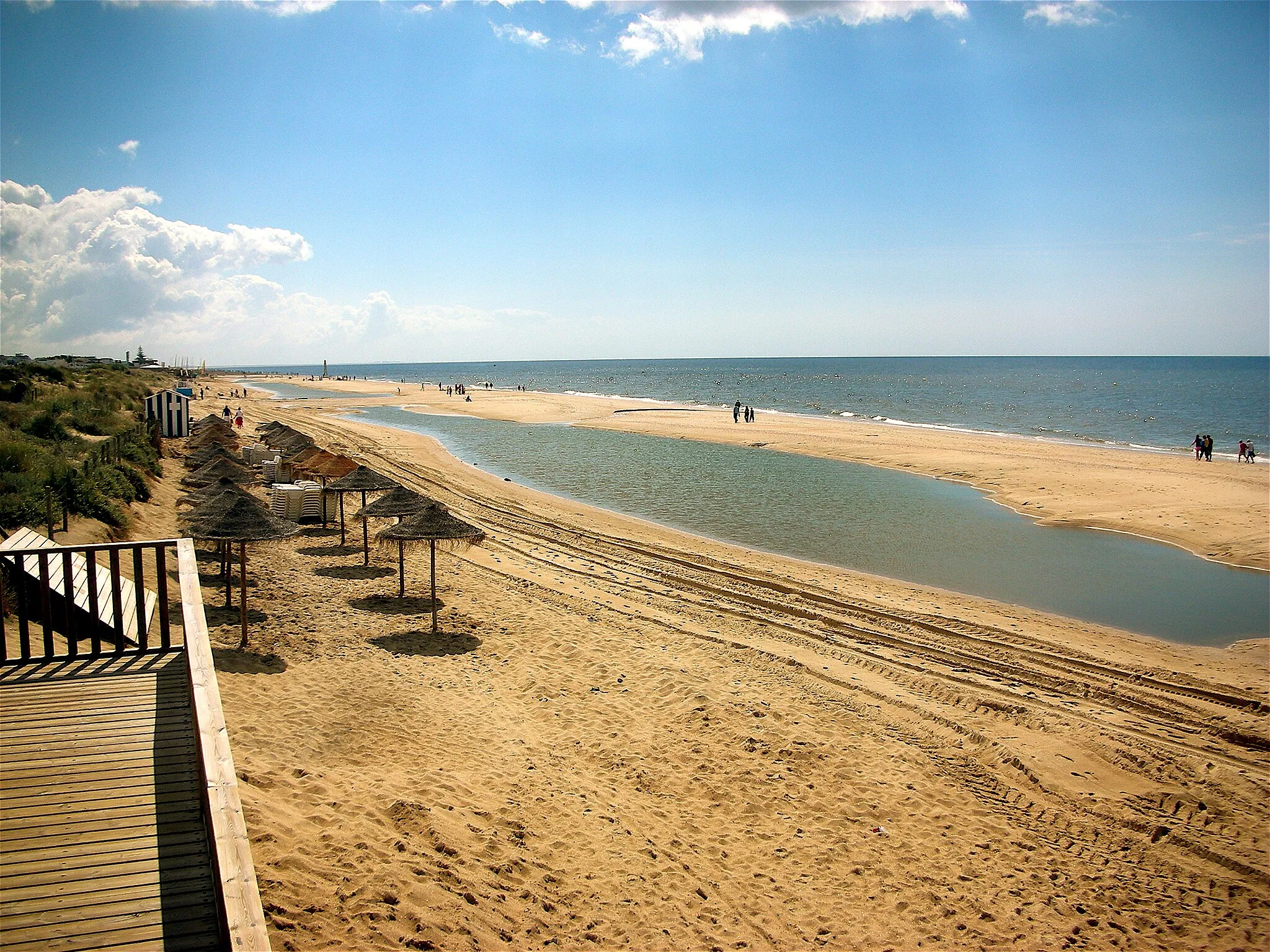 Photo showing: Playa de Islantilla en Huelva (España) Islantilla