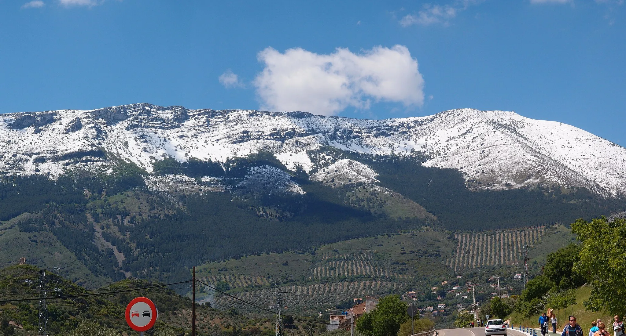 Photo showing: Panorama de Jabalcuz nevado.