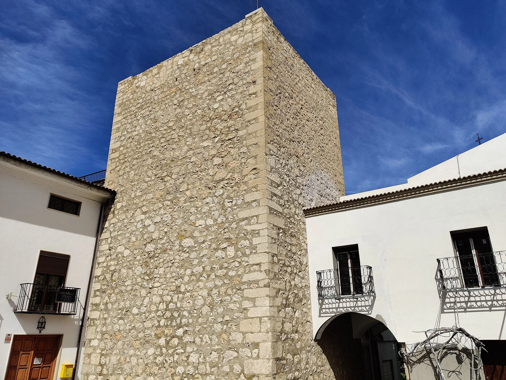 Photo showing: Vista general del Castillo de Jimena.