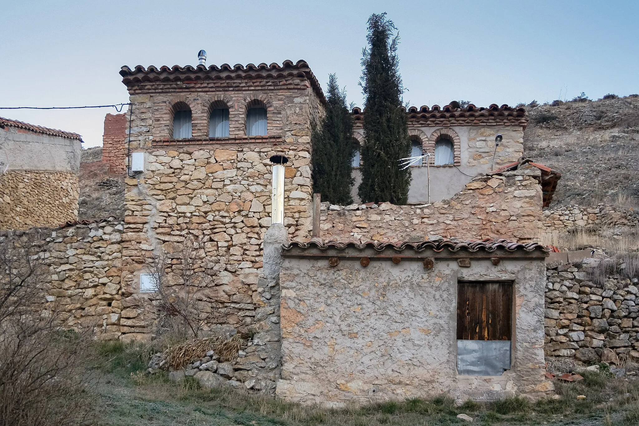 Photo showing: House in Bijuesca, Spain
