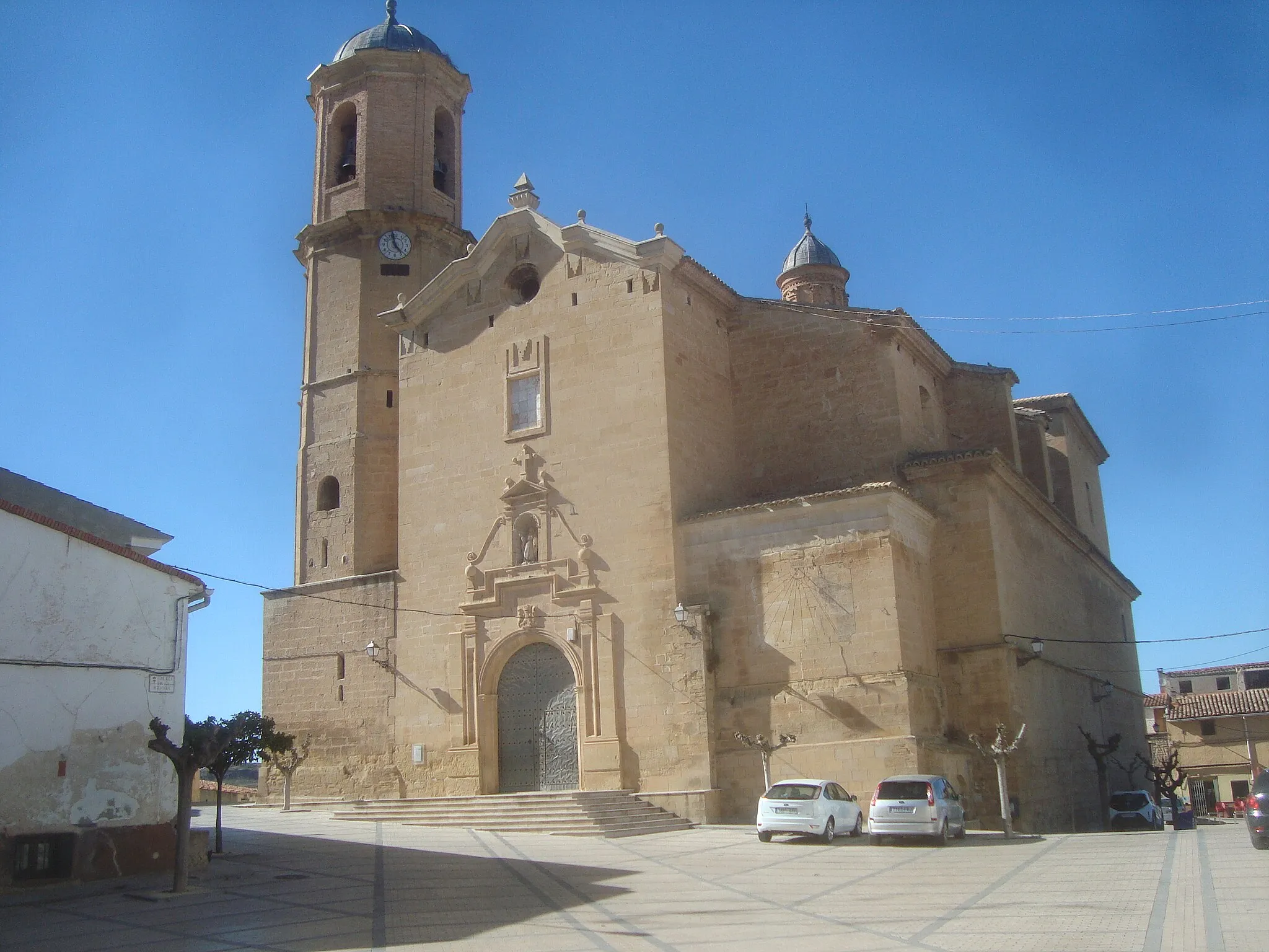 Photo showing: Iglesia de la Natividad de Nuestra Señora la Virgen de Castelserás (Teruel).
