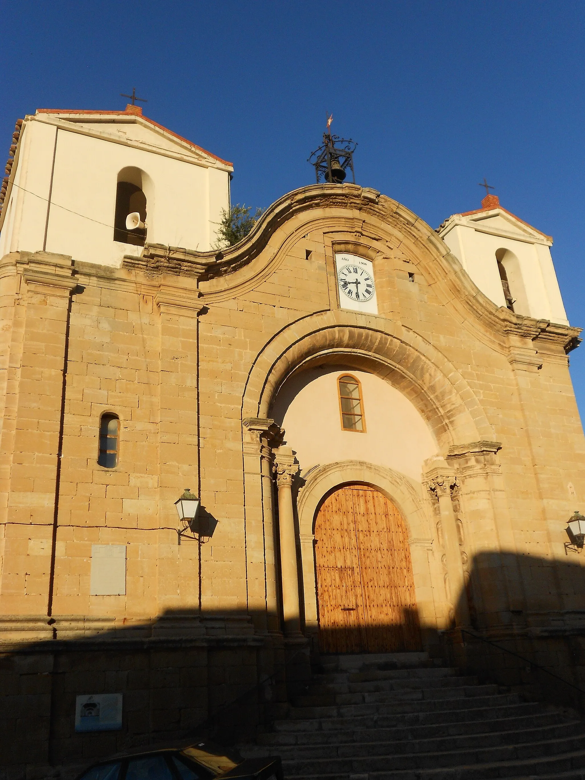 Photo showing: San Juan Bautista Church (Chiprana, Spain)