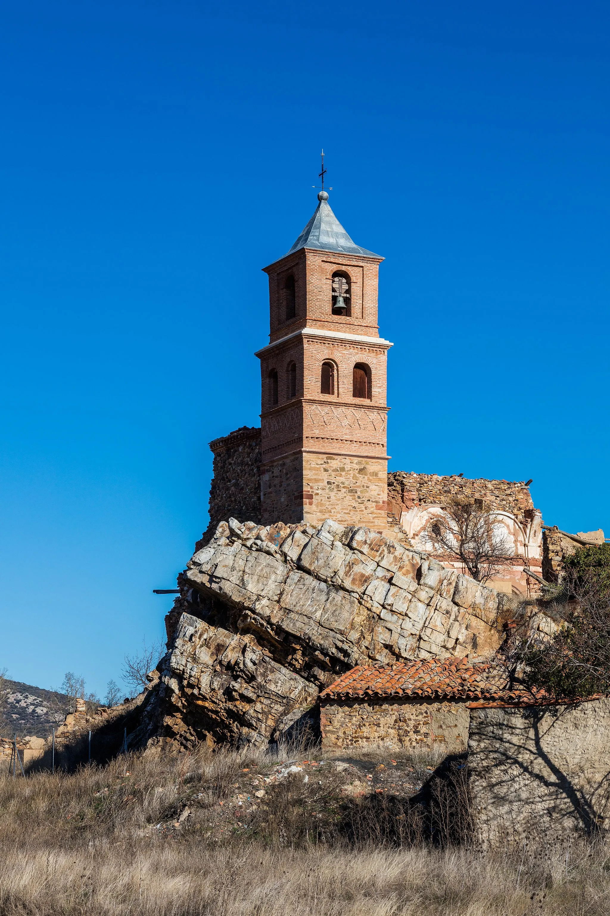 Photo showing: Church of Our Lady of La Junquera, Luesma, Saragossa, Spain