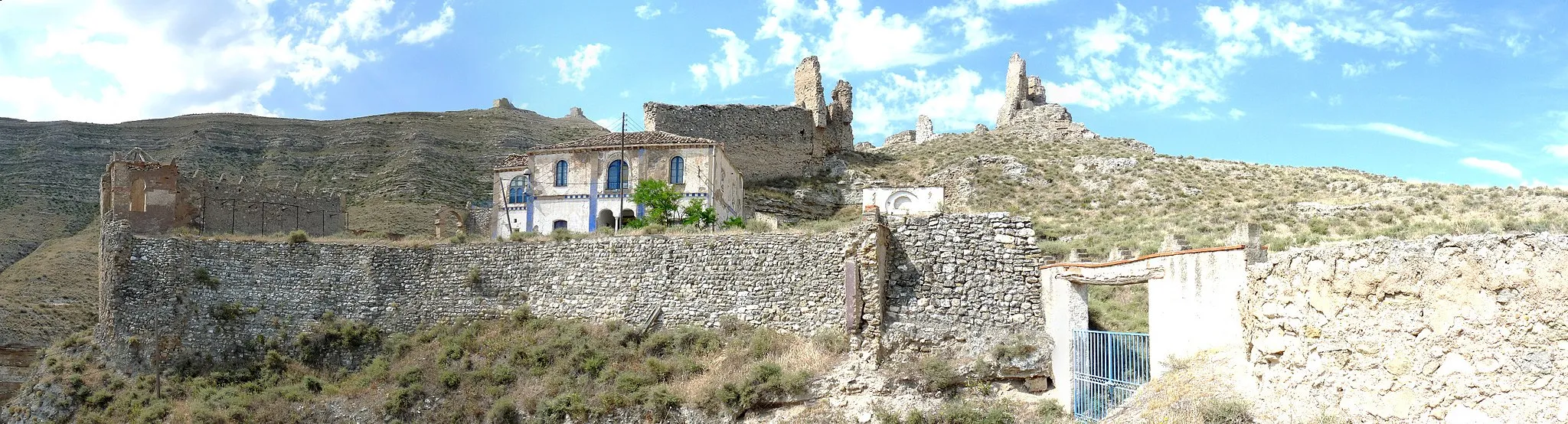 Photo showing: Rueda de Jalón - Castillo - Vista