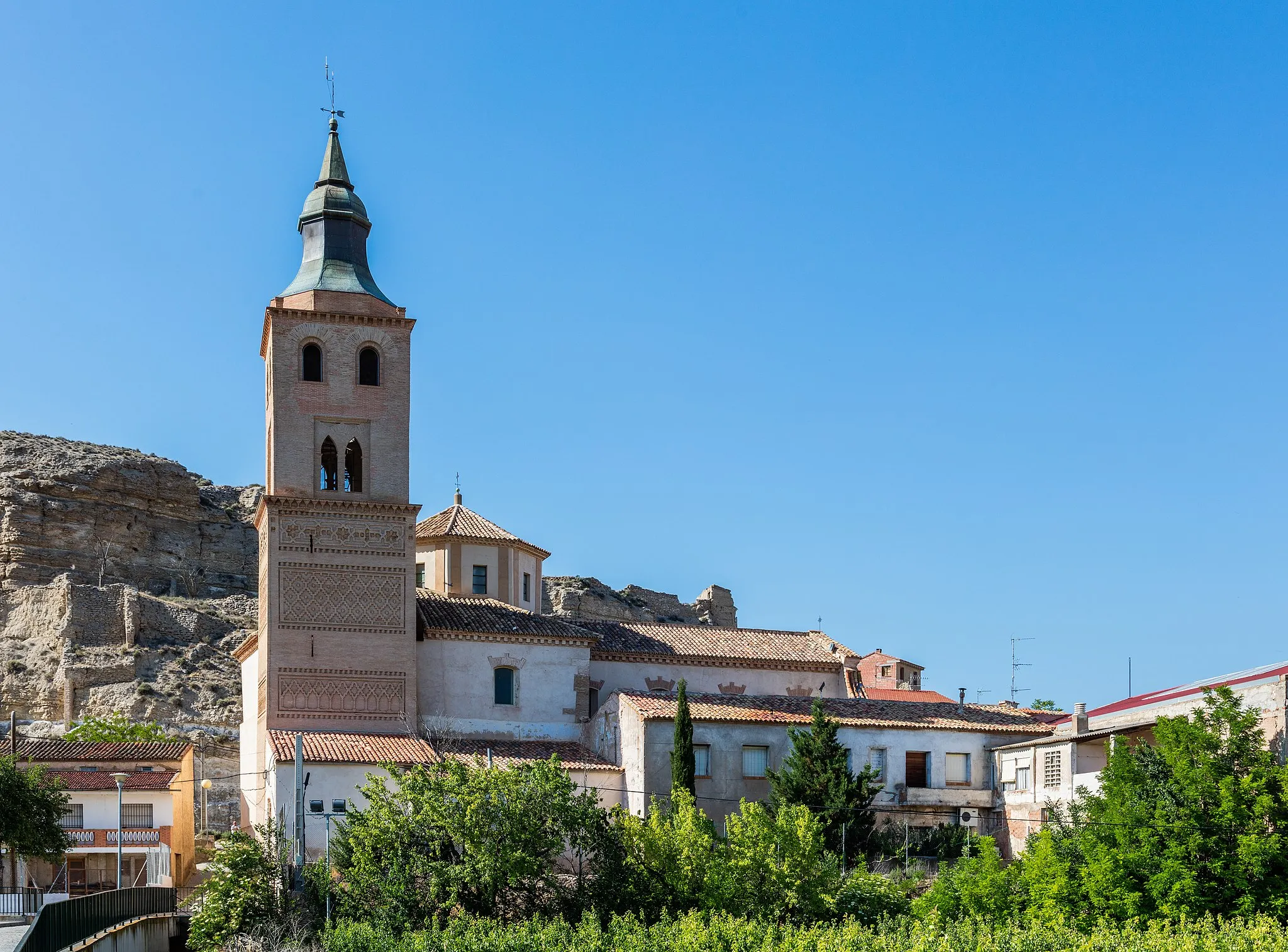 Photo showing: Church of the Assumption, Terrer, Saragossa, Spain