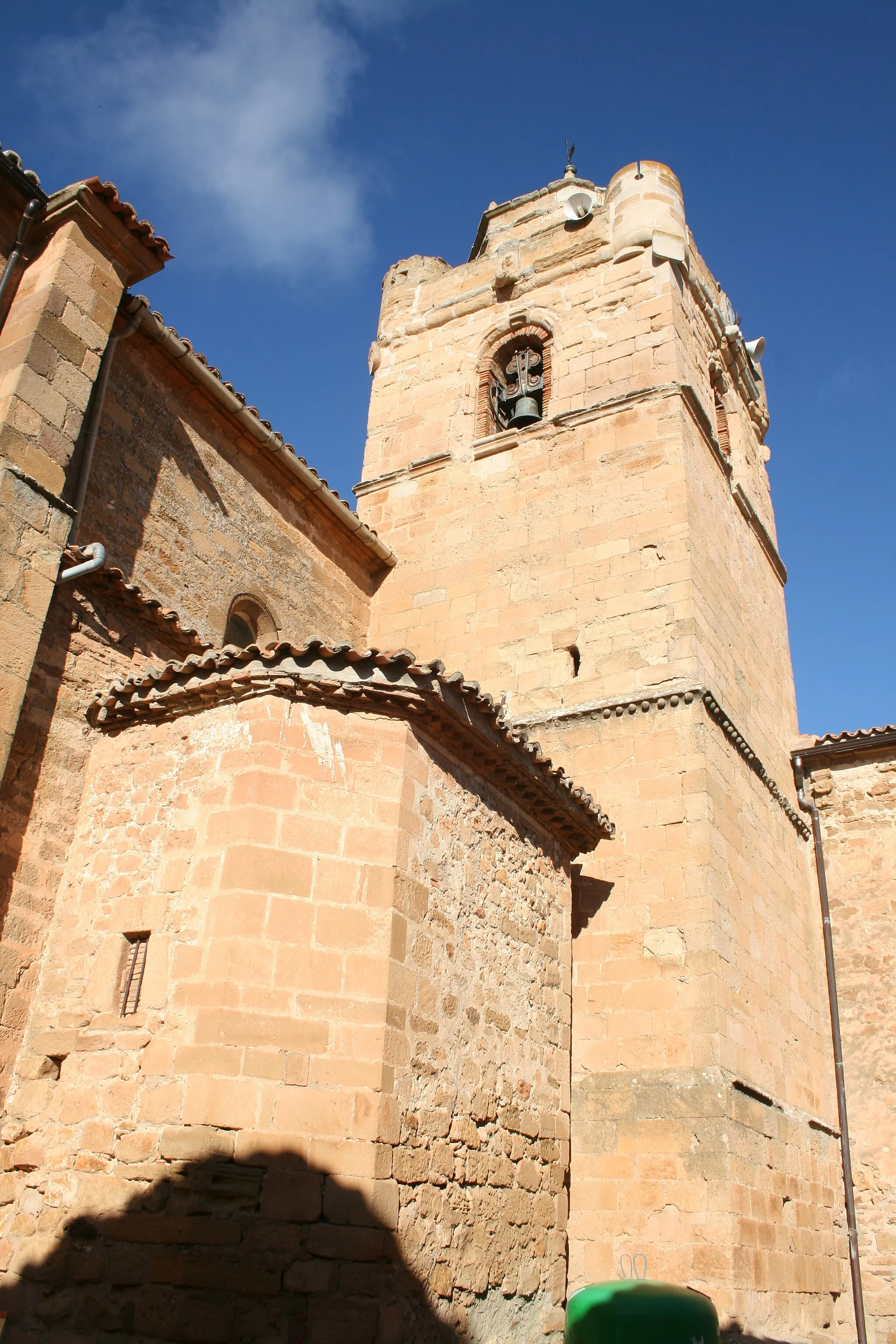 Photo showing: Church of Nuestra Señora de Malanca, Torrelapaja, Spain