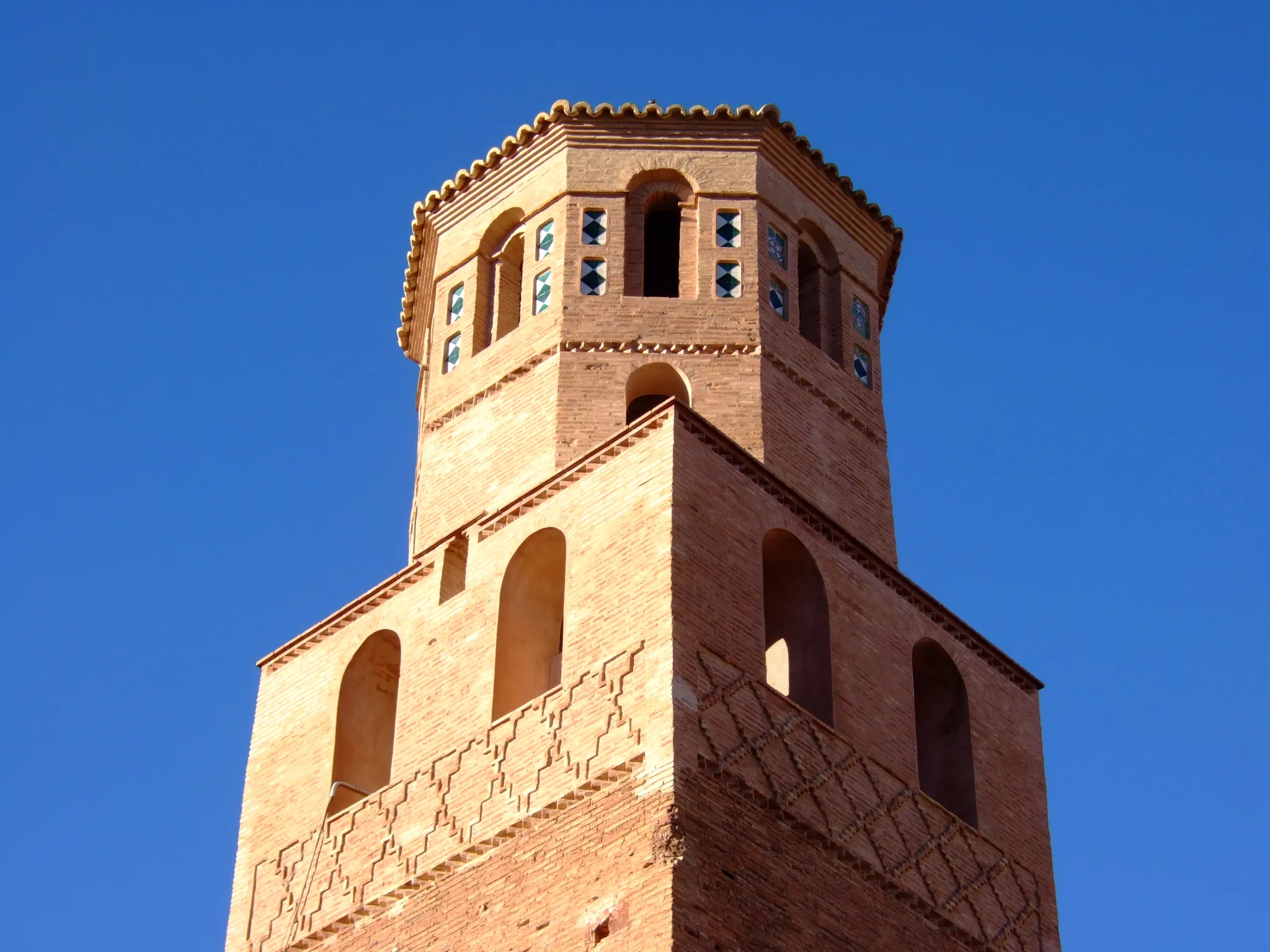 Photo showing: The church tower at Trasobares