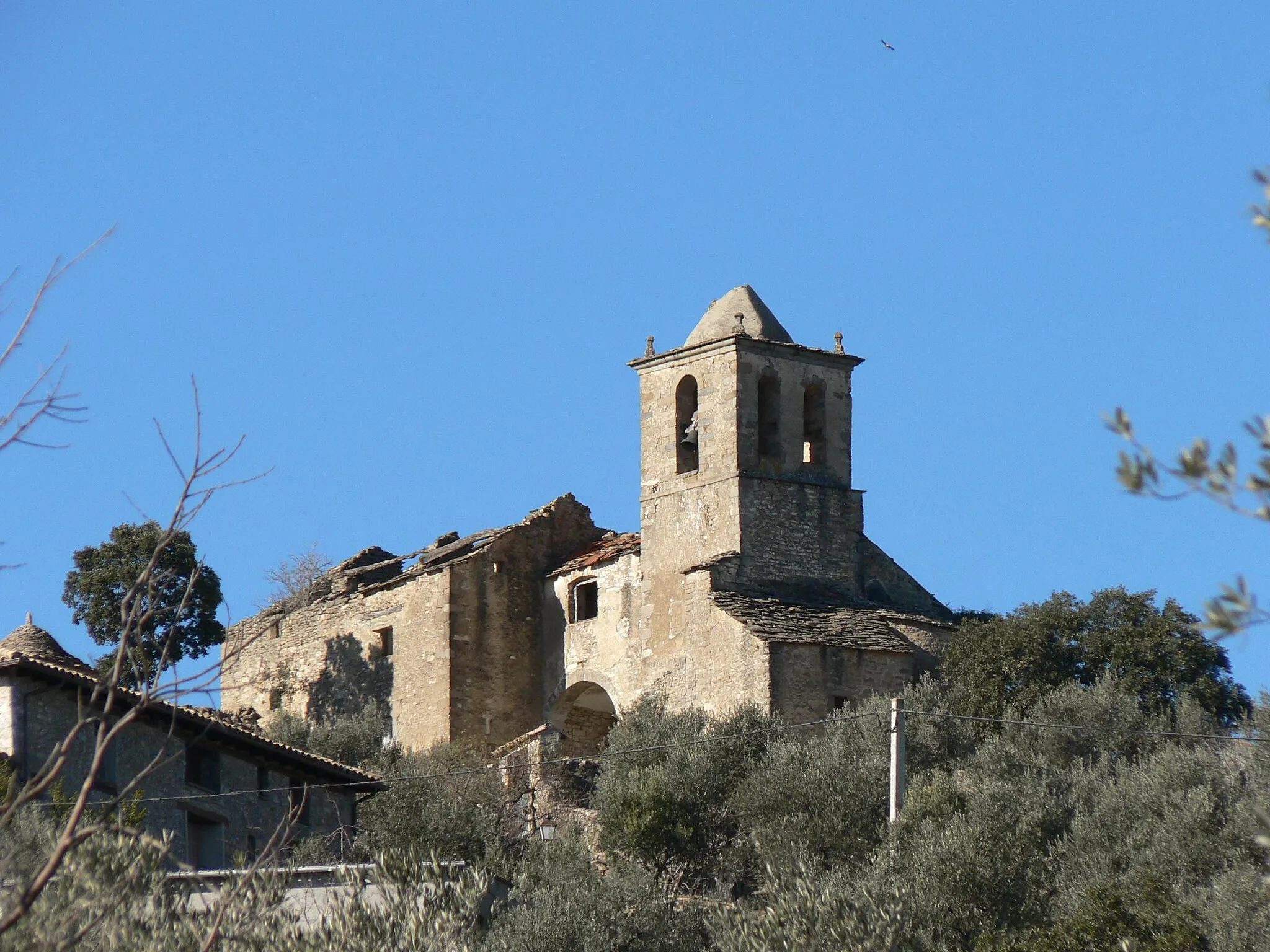 Photo showing: La iglesia de Almazorre, en el Biello Sobrarbe.