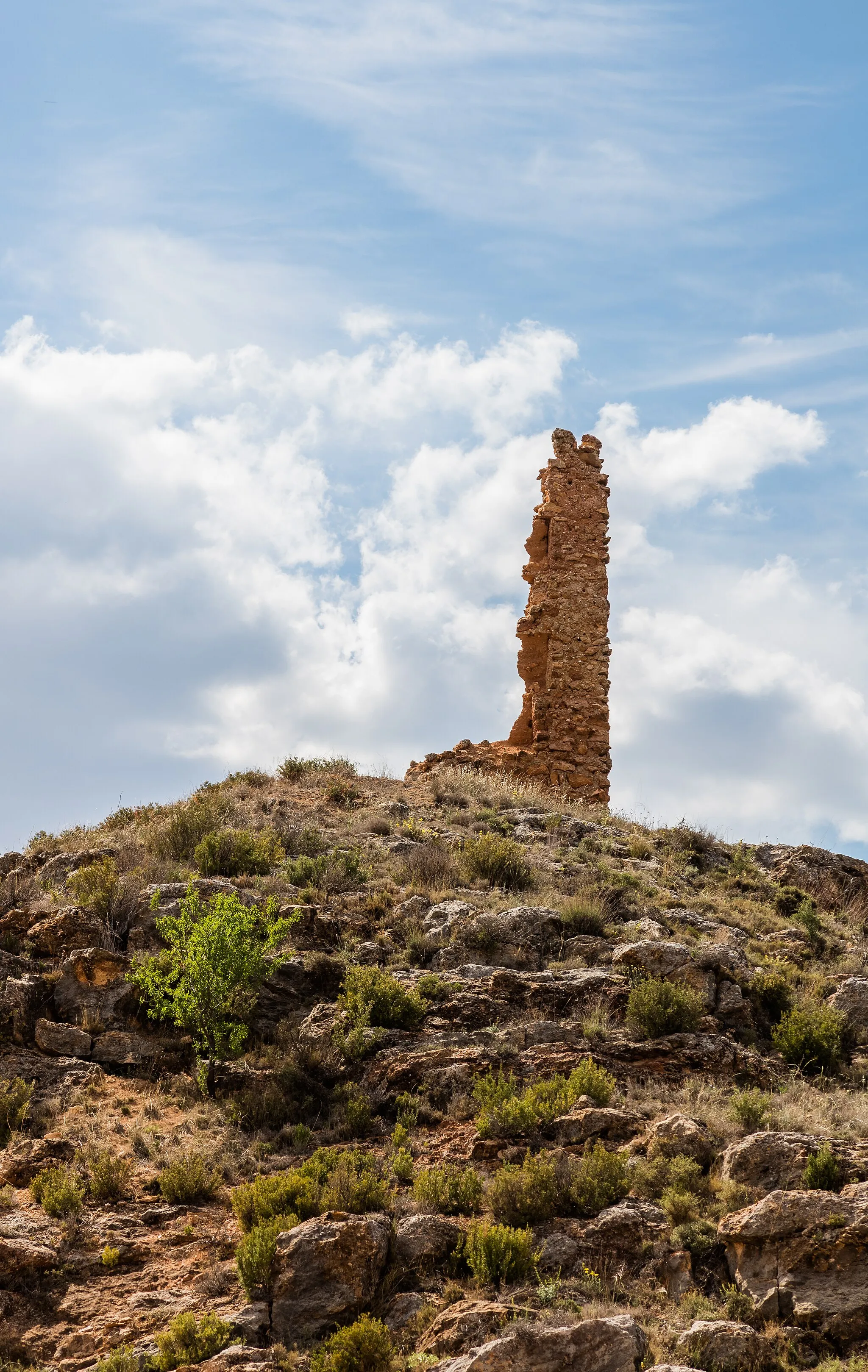 Photo showing: Watchtower of Llumés, Saragossa, Spain