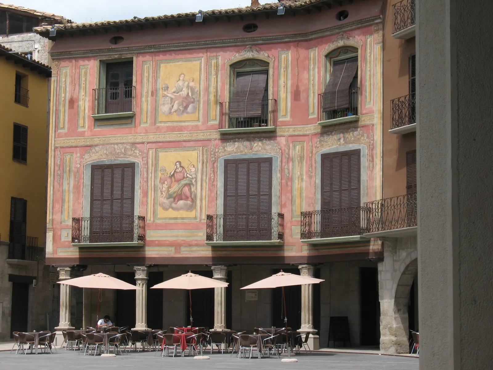 Photo showing: La Plaza Mayor in Graus