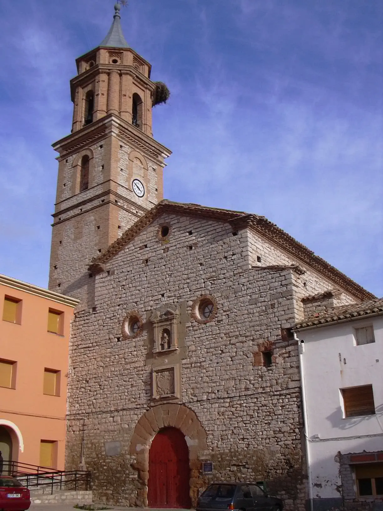 Photo showing: Azaila - Iglesia parroquial