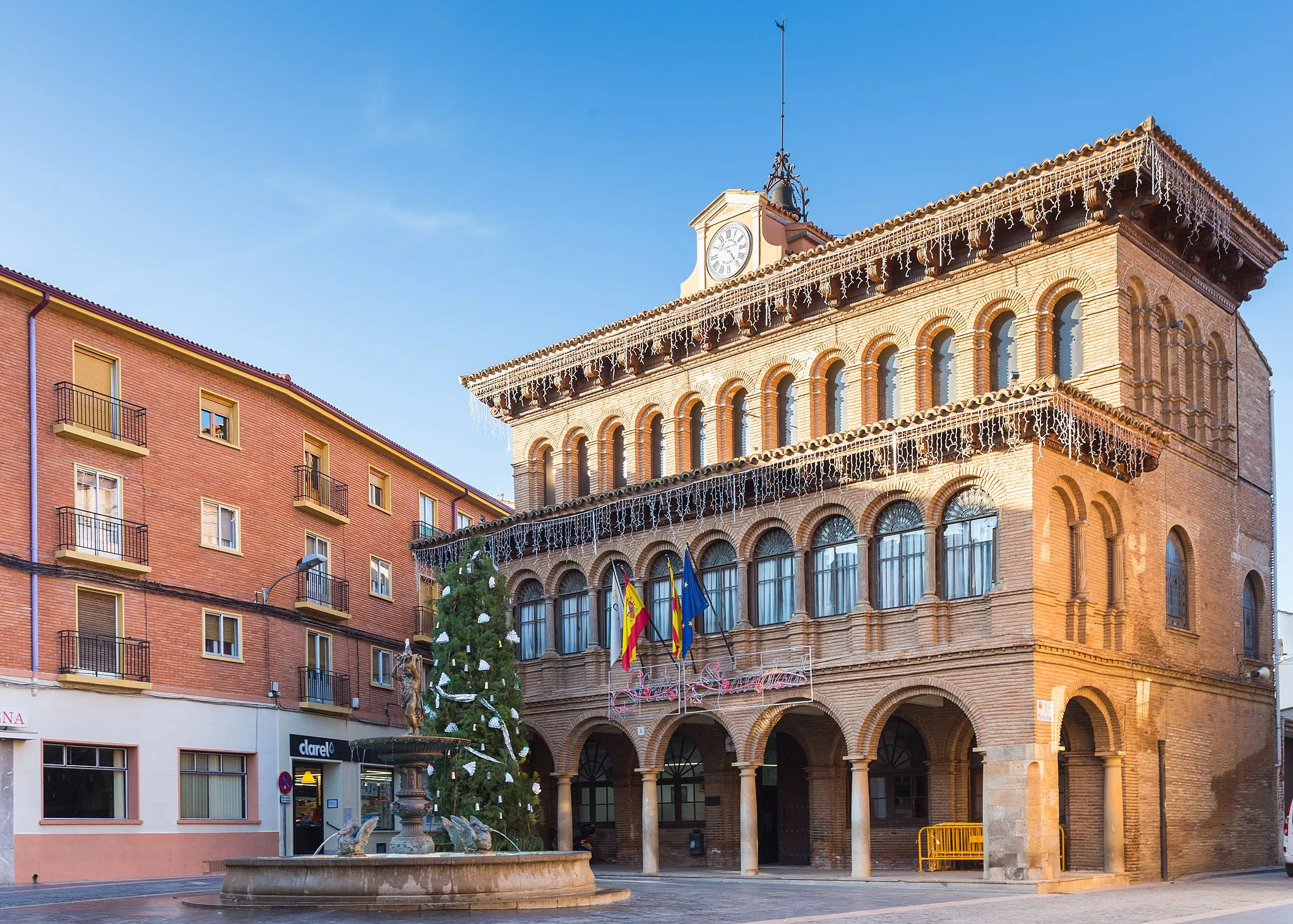 Photo showing: Town hall of Cariñena, Zaragoza, Spain