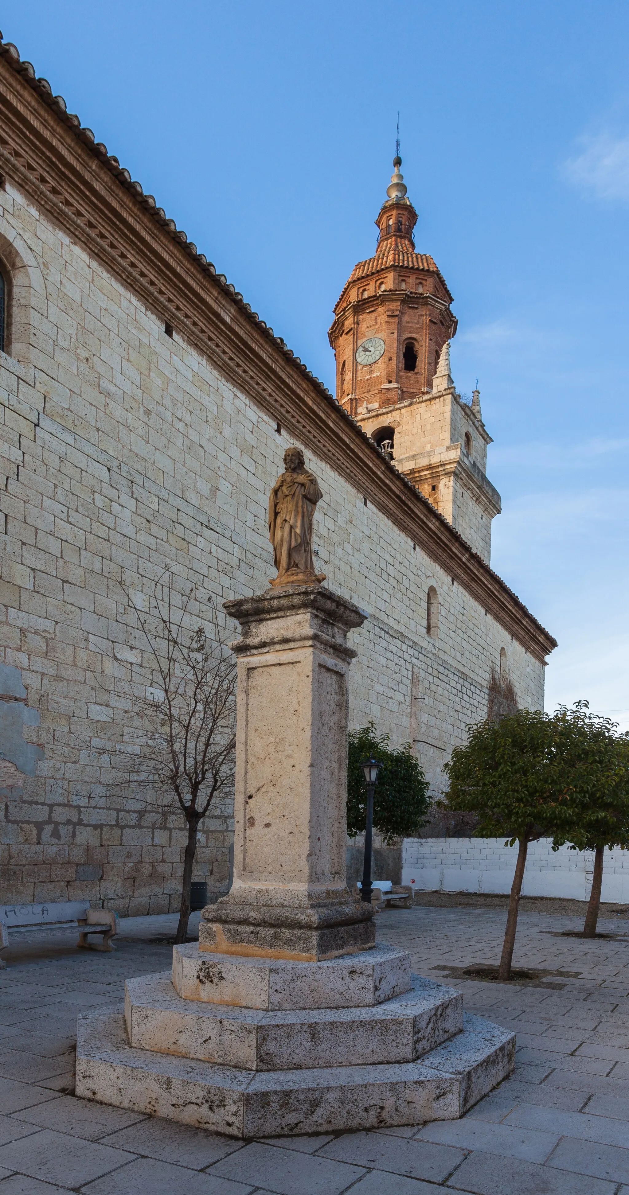 Photo showing: St Mary church, Calamocha, Teruel, Spain