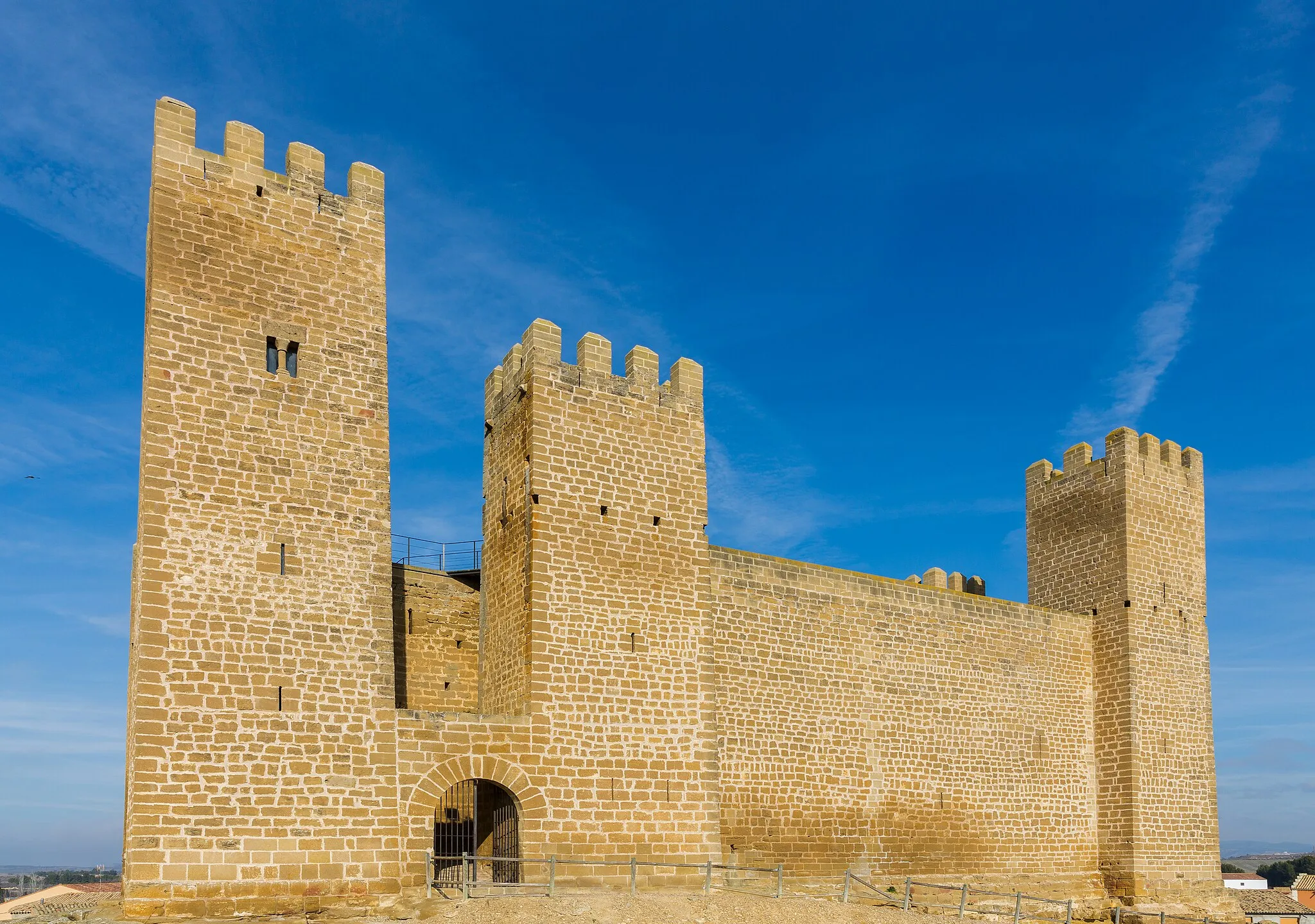 Photo showing: Castle of Sádaba, Huesca, Spain