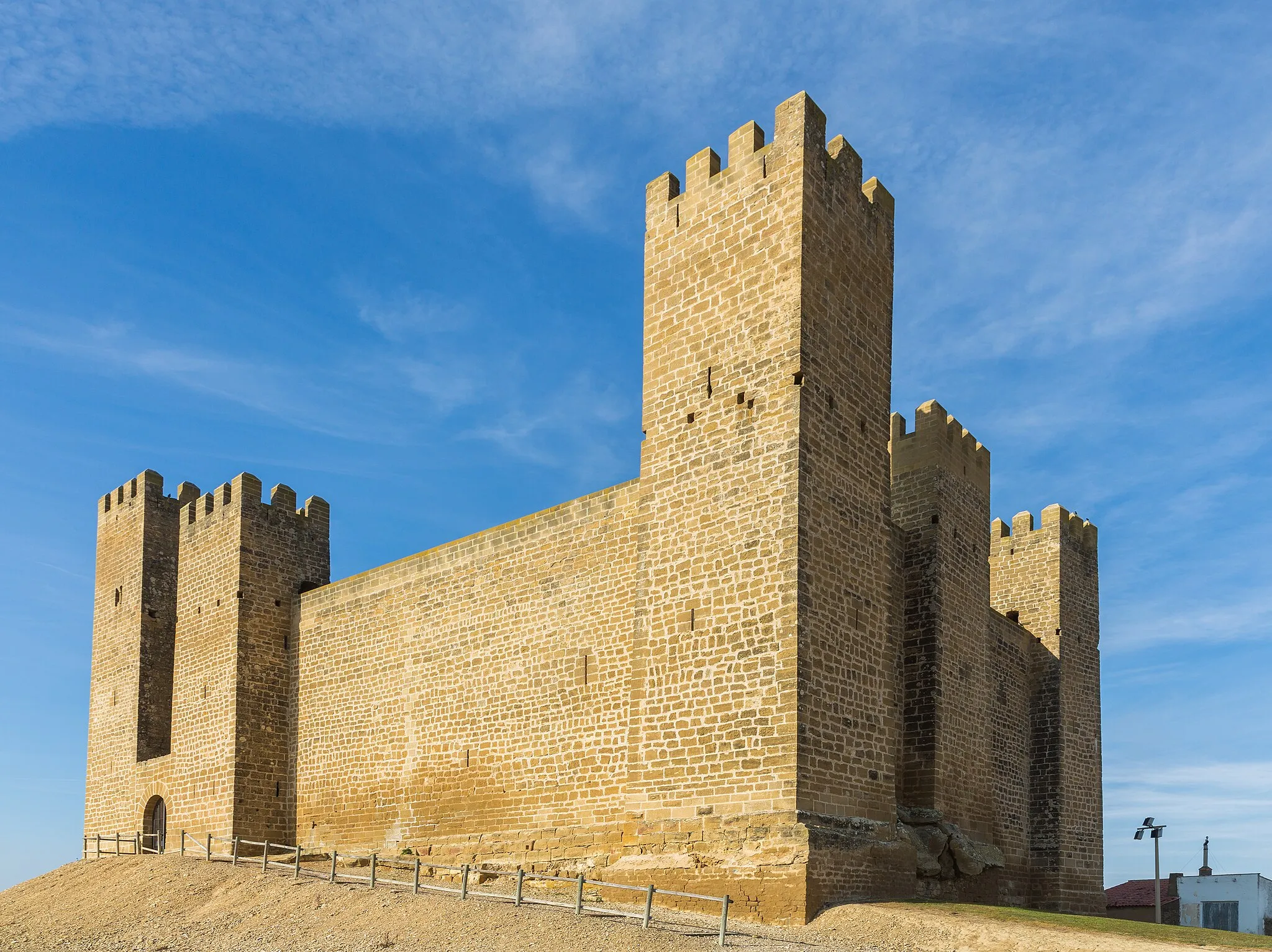 Photo showing: Castle of Sádaba, Huesca, Spain