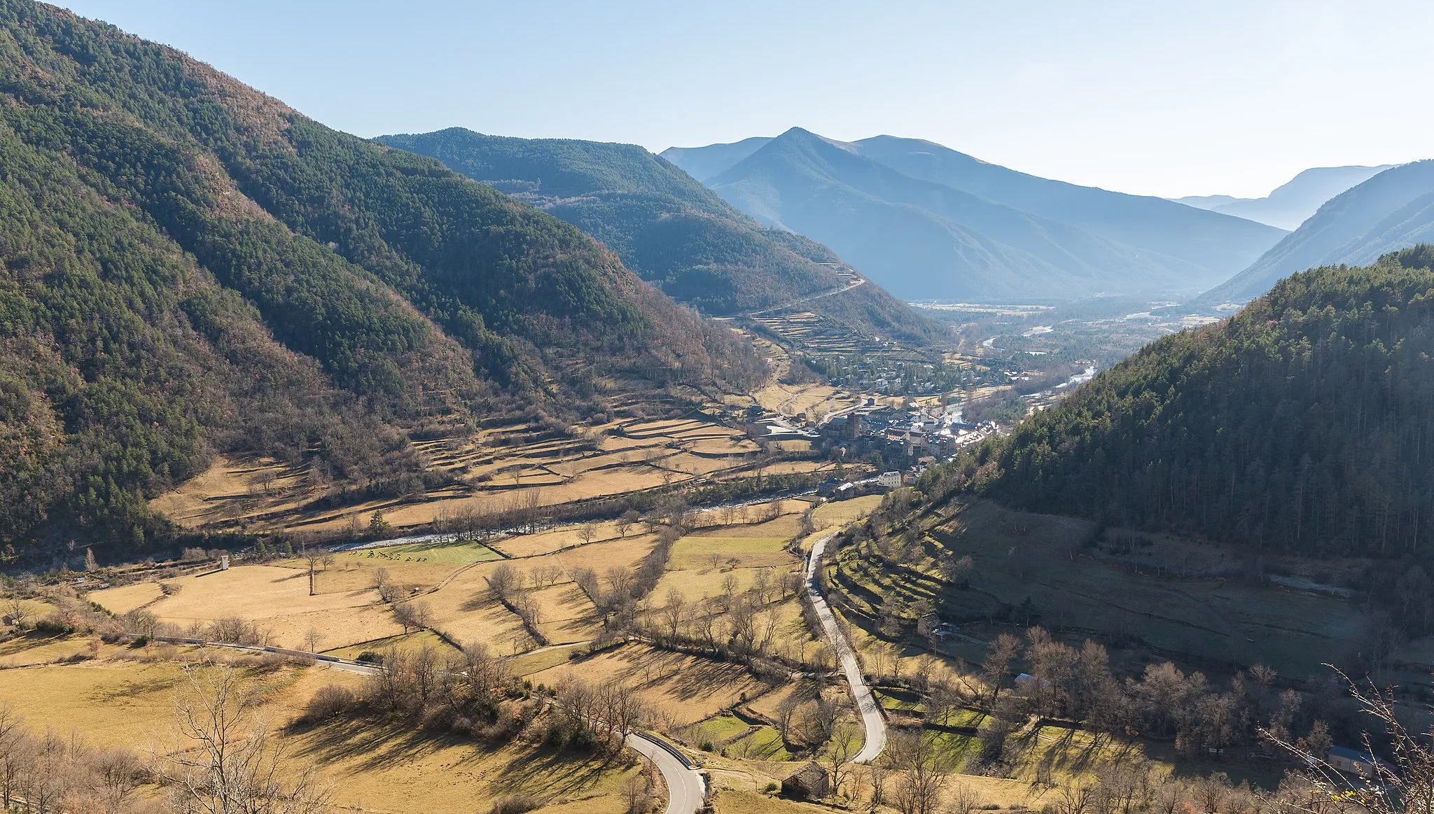 Photo showing: Torla, SCI Ara river, Huesca, Spain.