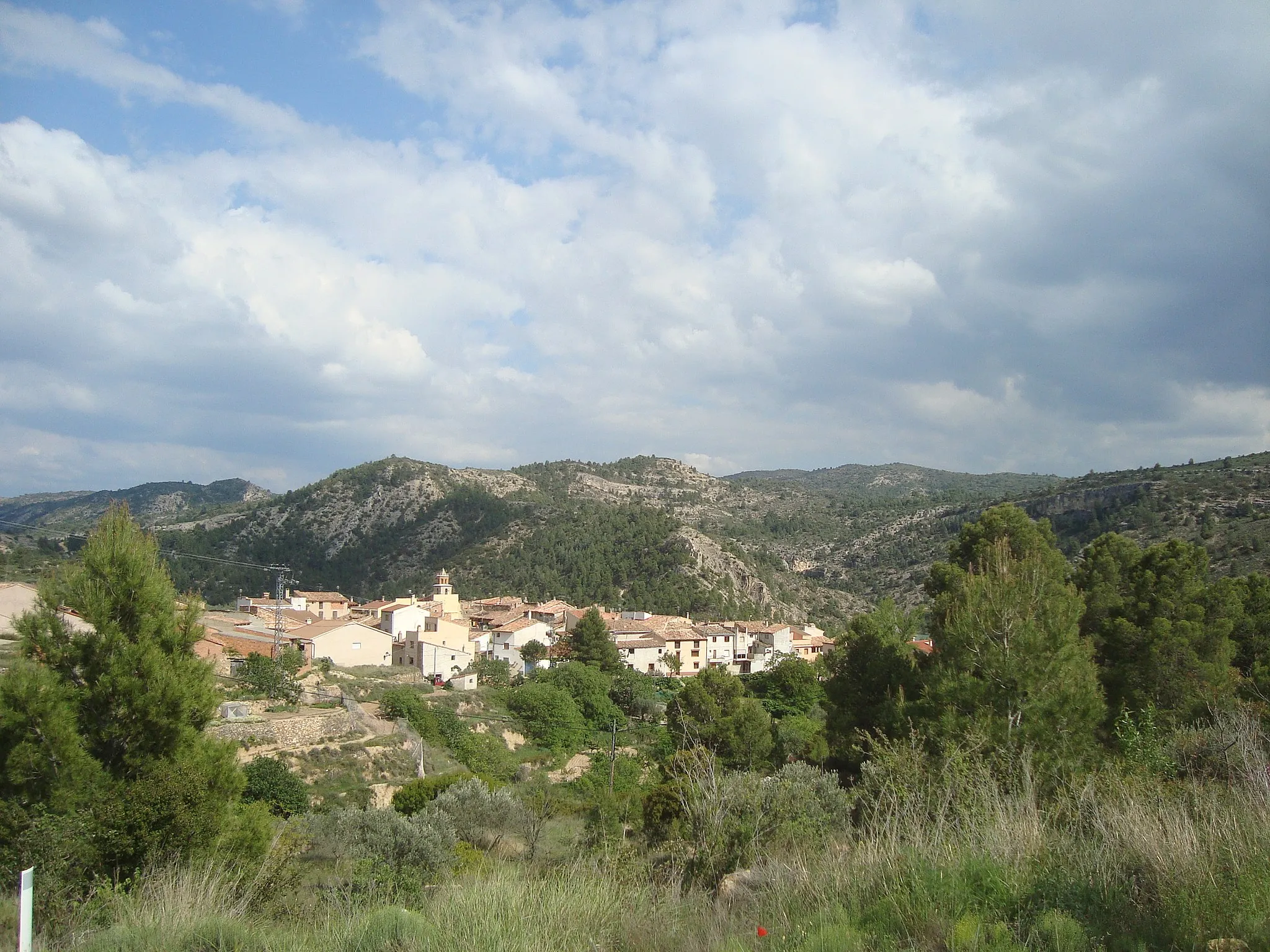 Photo showing: Panorámica de Abenfigo (Castellote, Teruel)