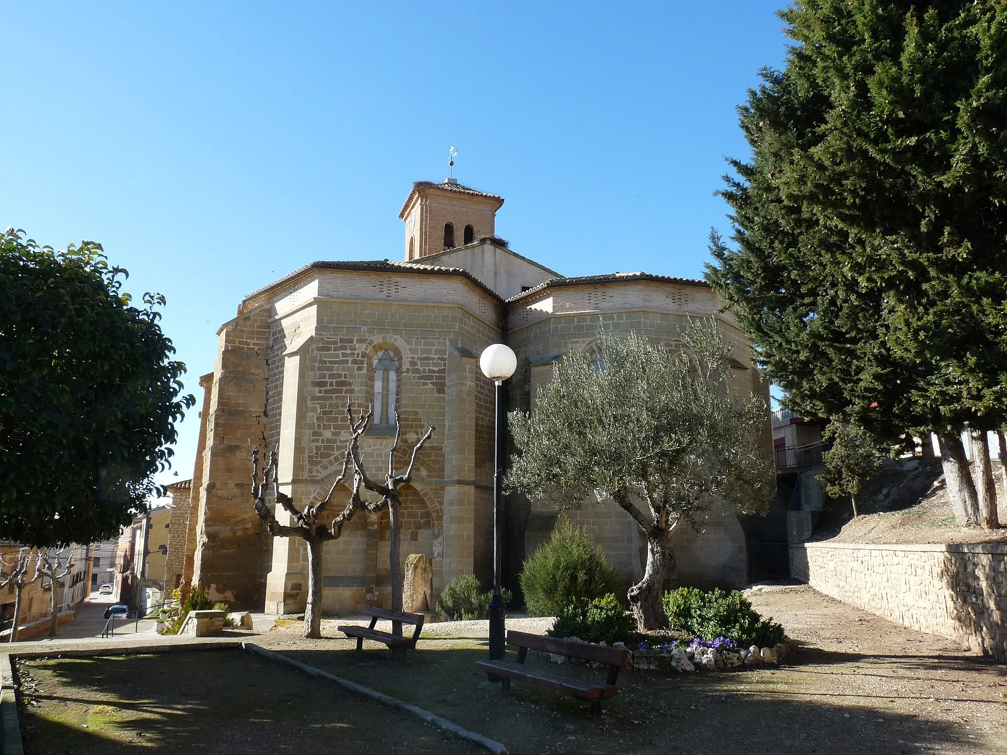 Photo showing: Lanaja - Iglesia parroquial de la Asunción (s. XIII - XV)