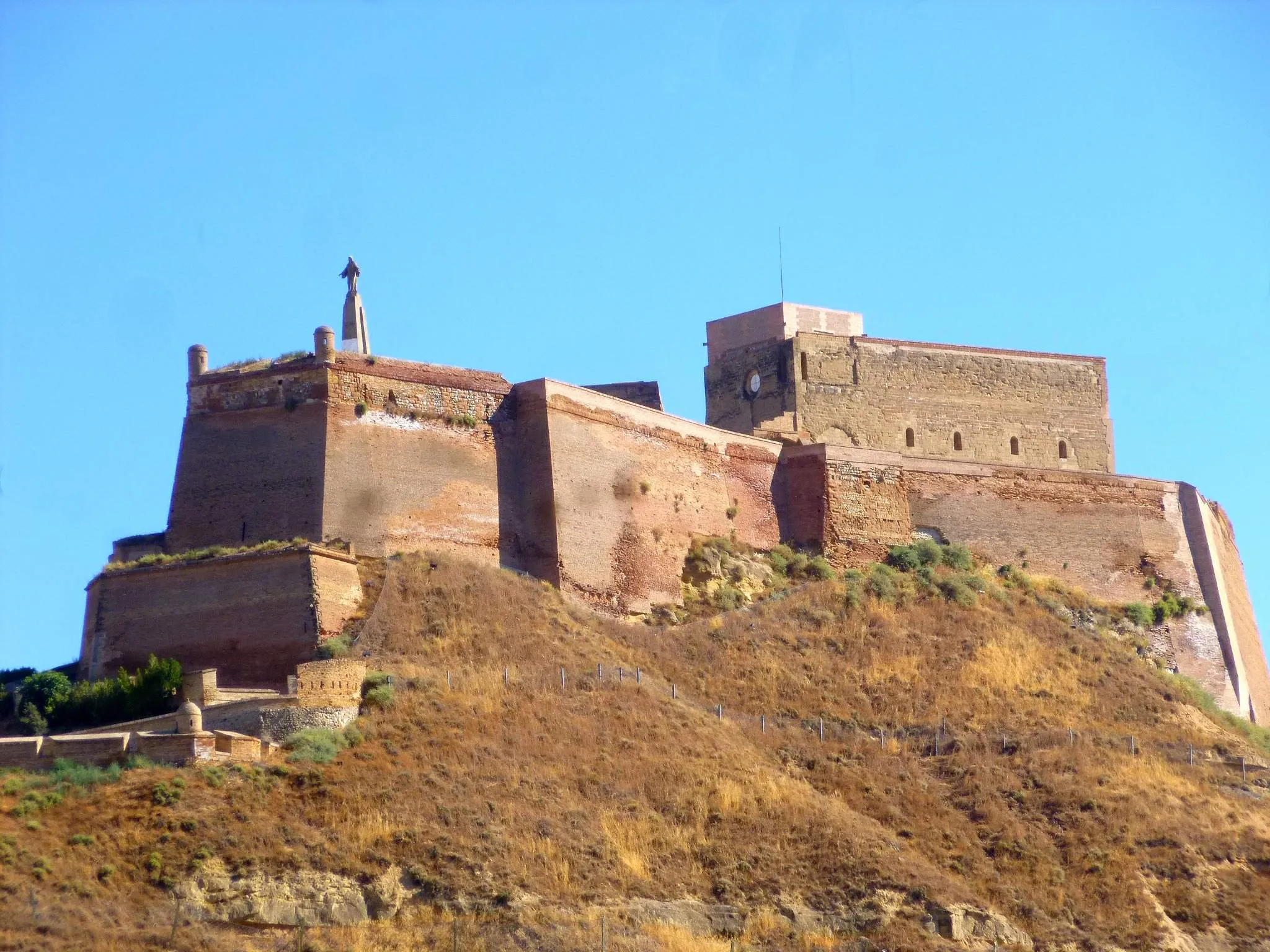Photo showing: Monzón - Castillo templario