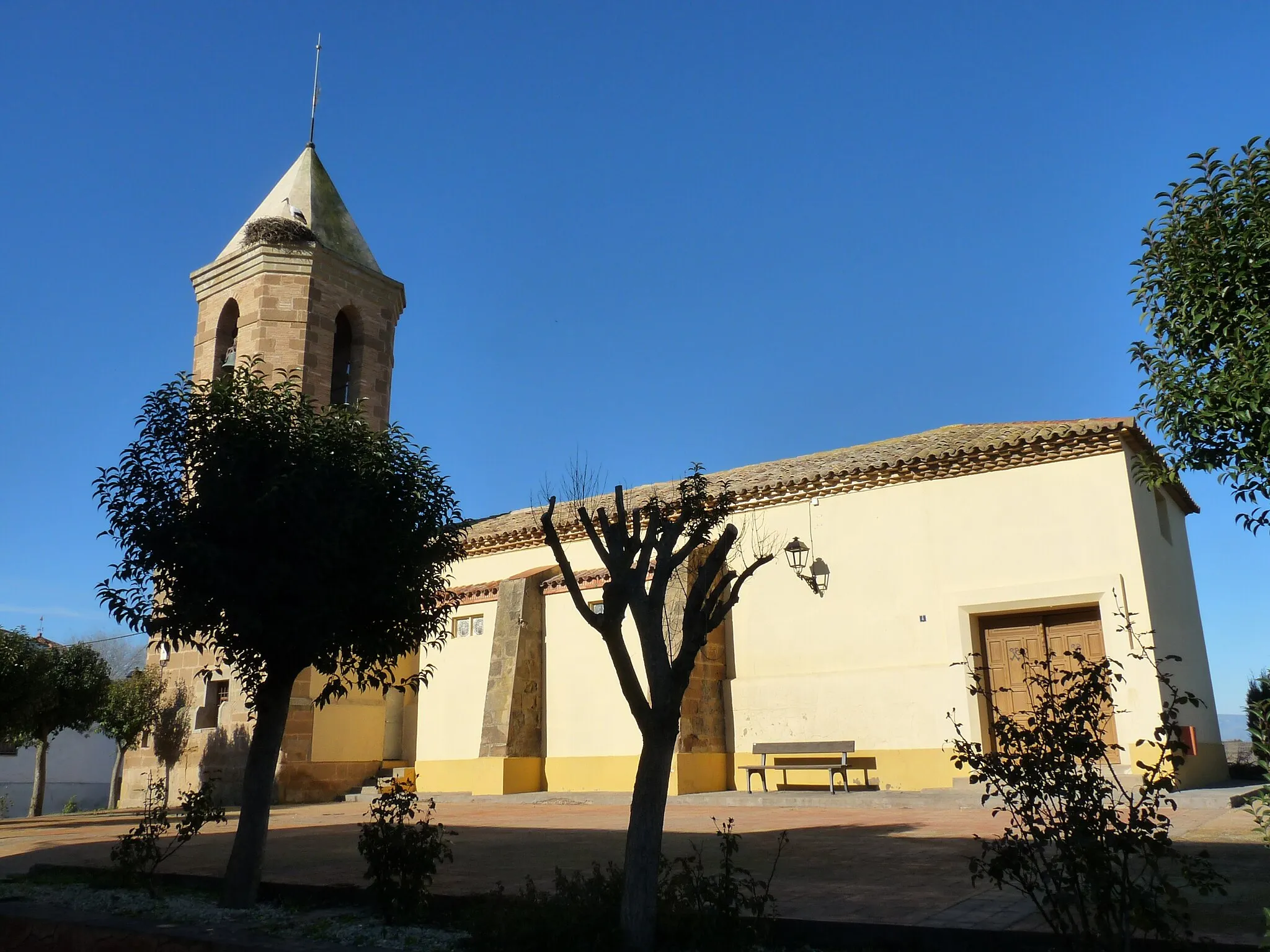 Photo showing: Torres de Barbués - Iglesia de San Pedro (s. XVII)