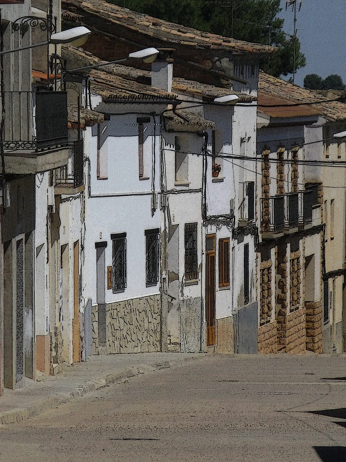 Photo showing: Street View in Sarinena, Spain