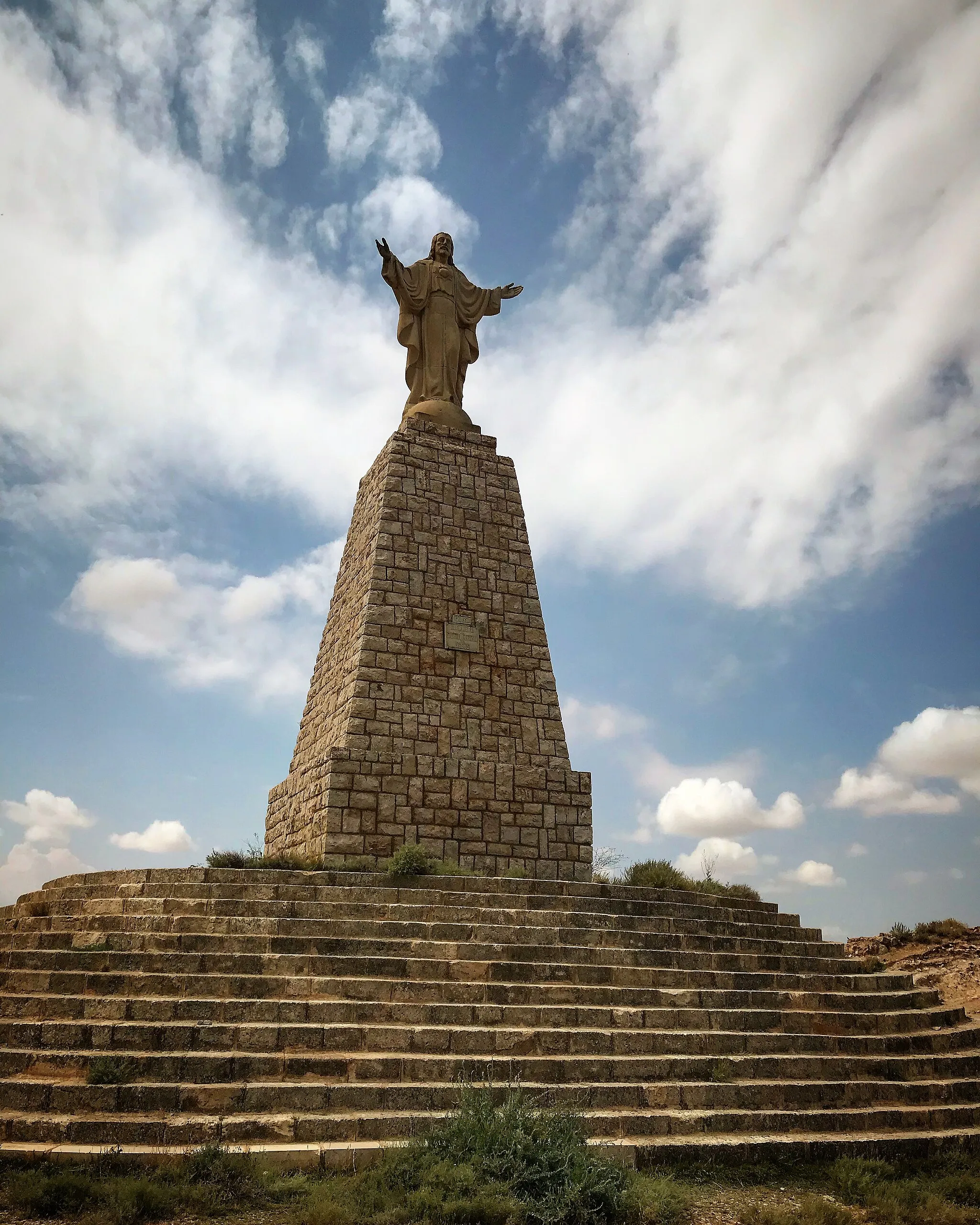 Photo showing: Monumento al Cristo ofrecido por los alfambrinos