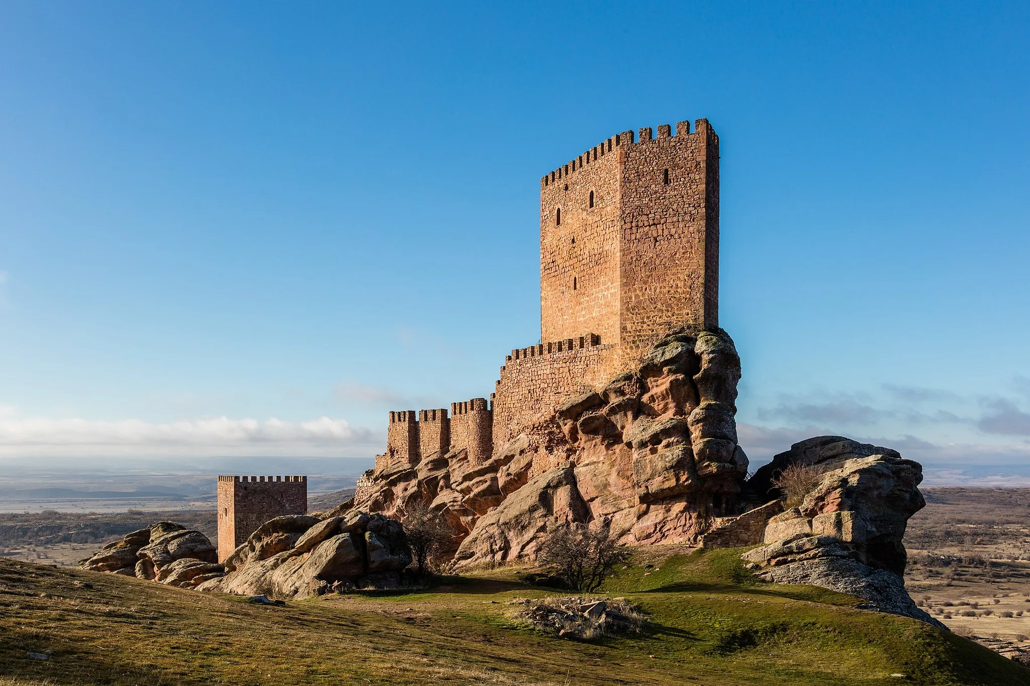 Photo showing: Castle of Zafra, Campillo de Dueñas, Guadalajara, Spain