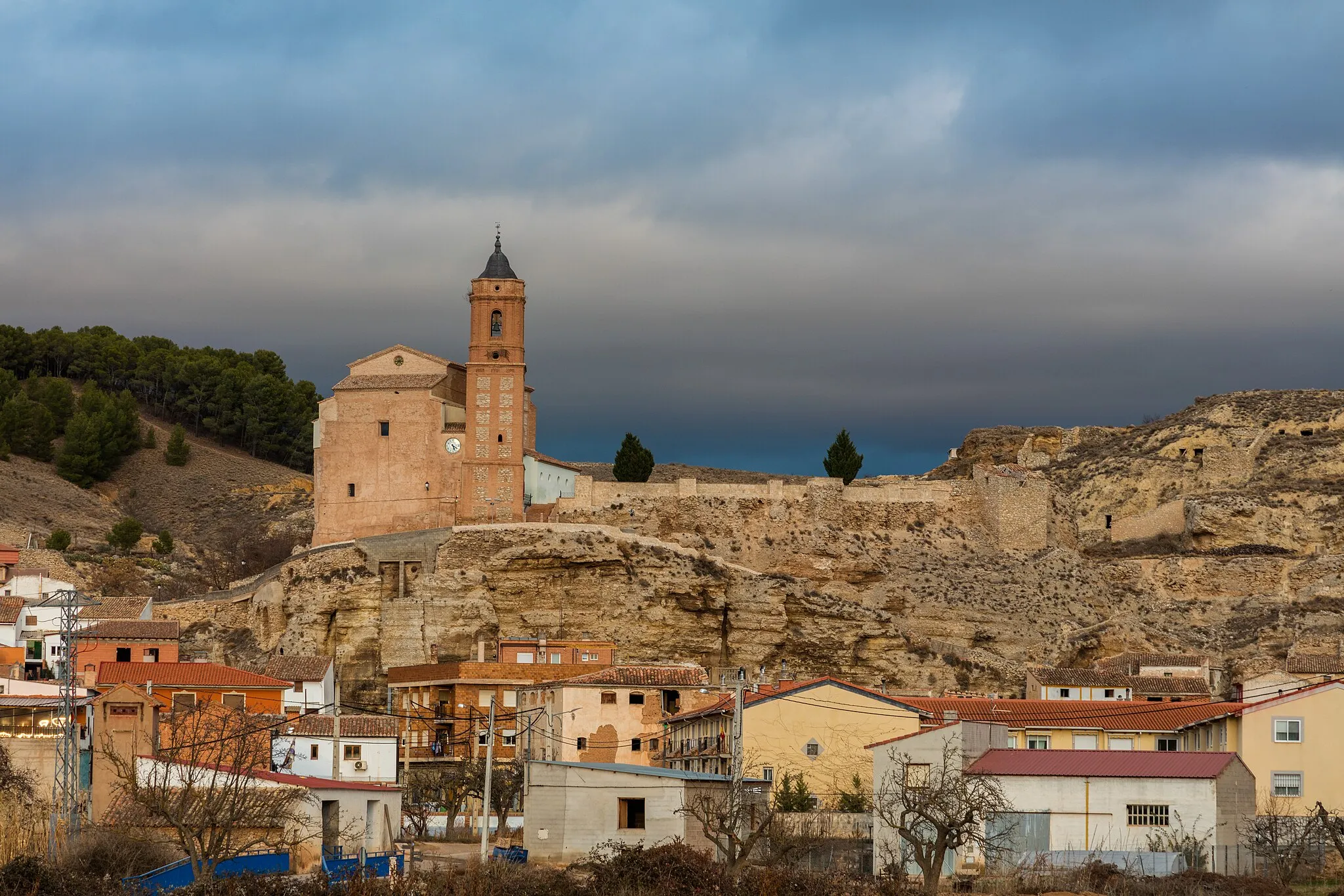 Photo showing: Castle of Paracuellos de Jiloca, Zaragoza, Spain