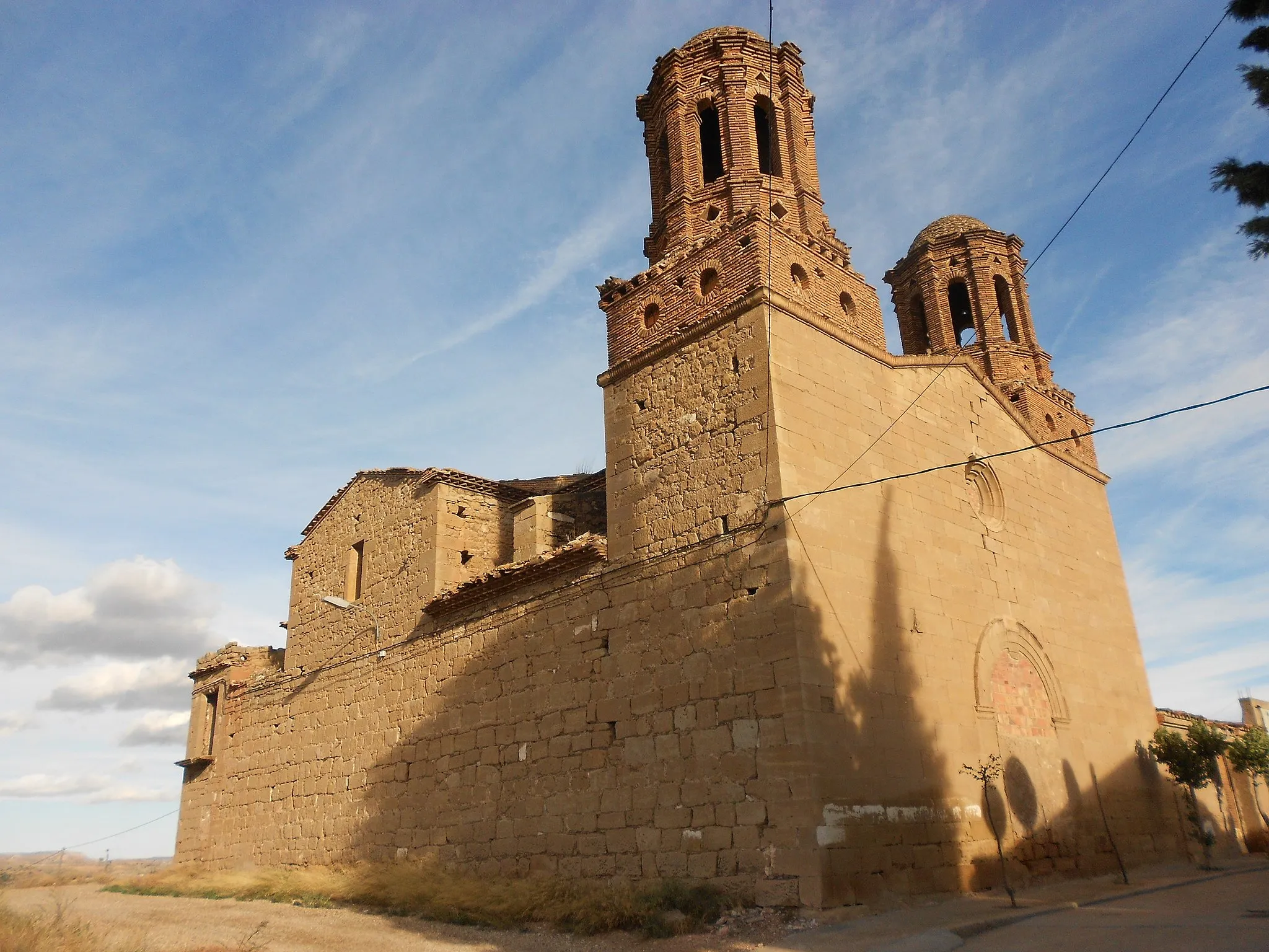 Photo showing: San Javier Church (Escatrón, Spain)