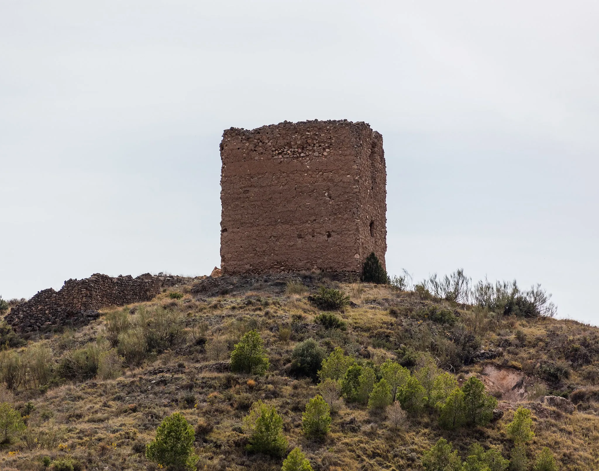 Photo showing: Torre de las Encantadas, Sabiñán, Zaragoza, Spain