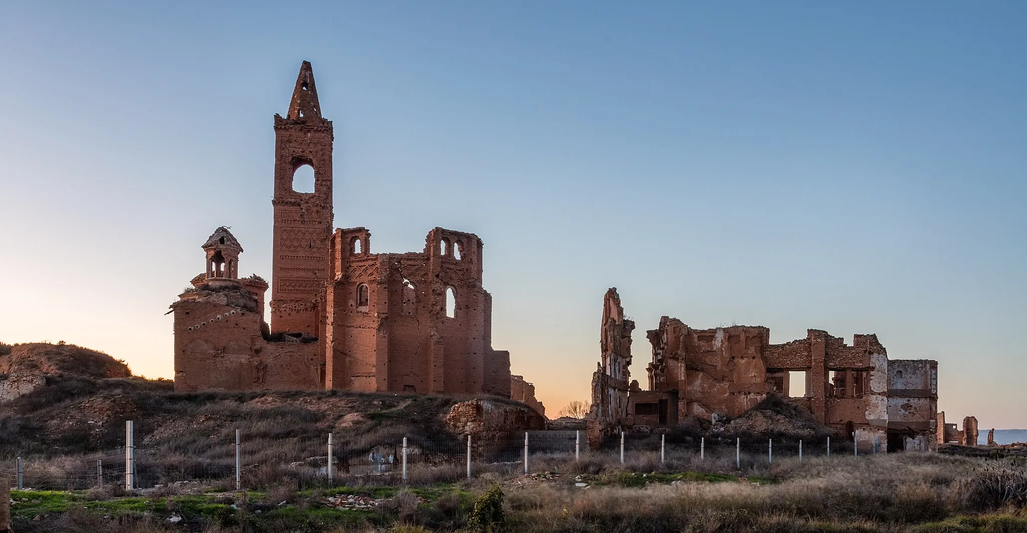 Photo showing: Old town of Belchite, Zaragoza, Spain