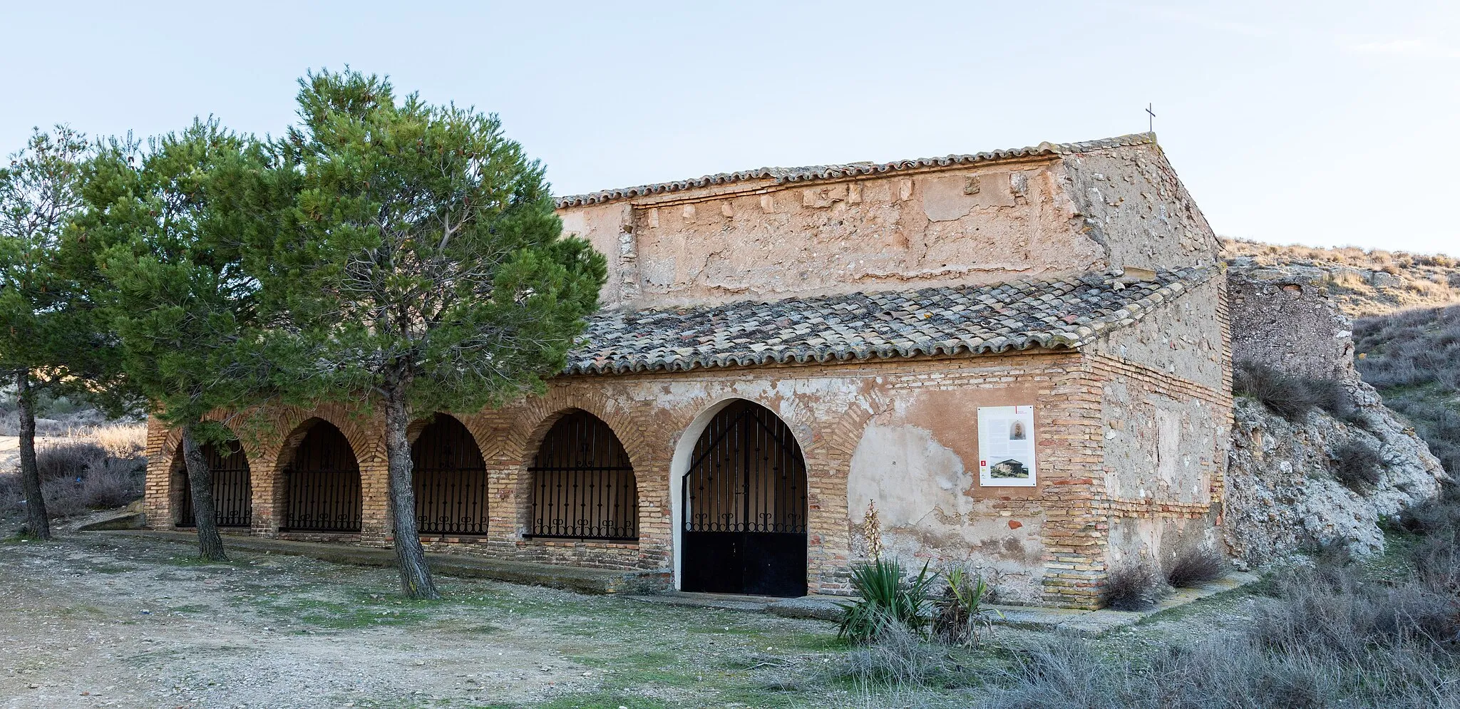 Photo showing: Hermitage of San Bartolomé, Bardallur, Zaragoza, Spain