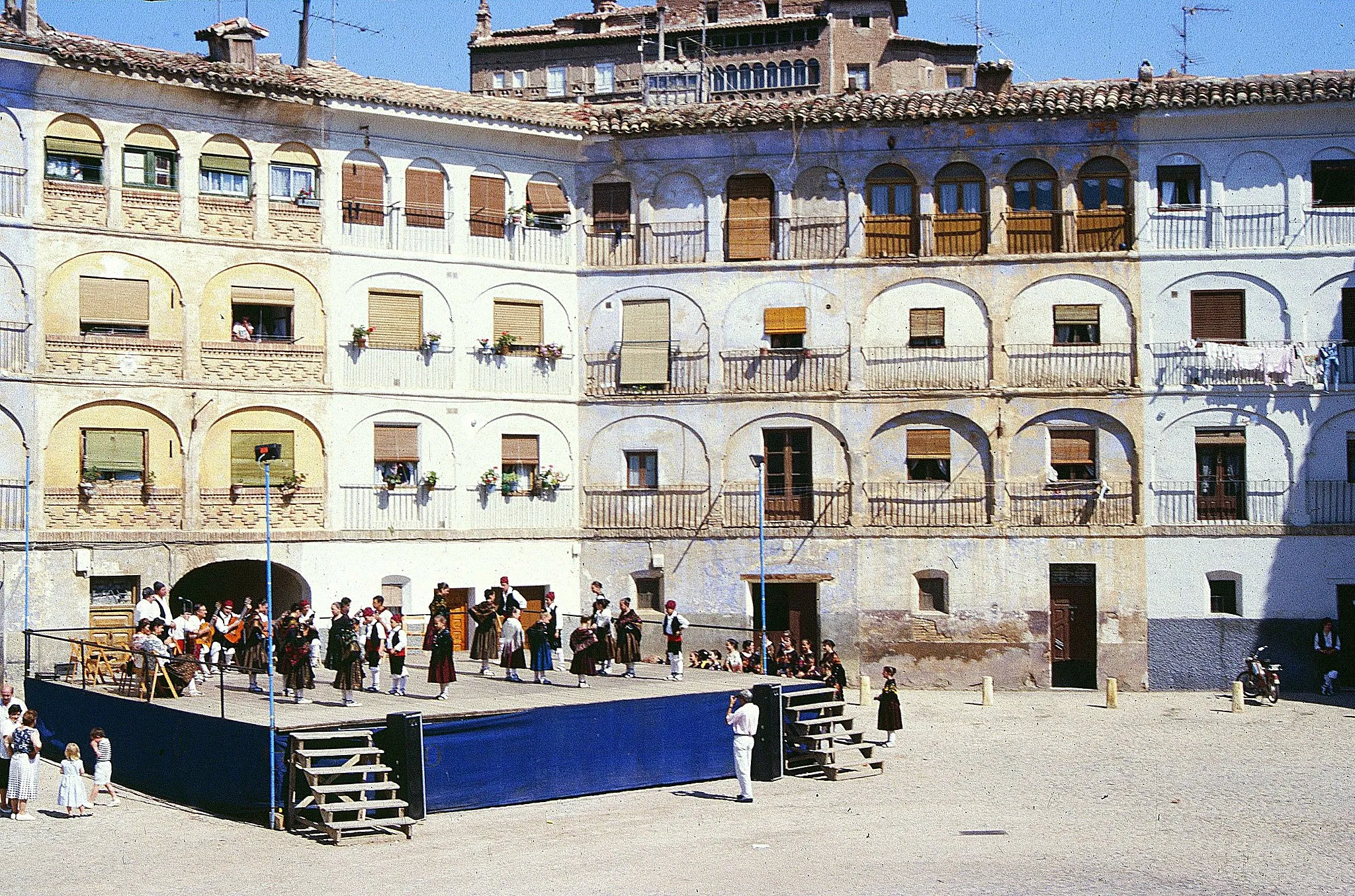 Photo showing: Tarazona: Fiesta auf der Plaza de Toros