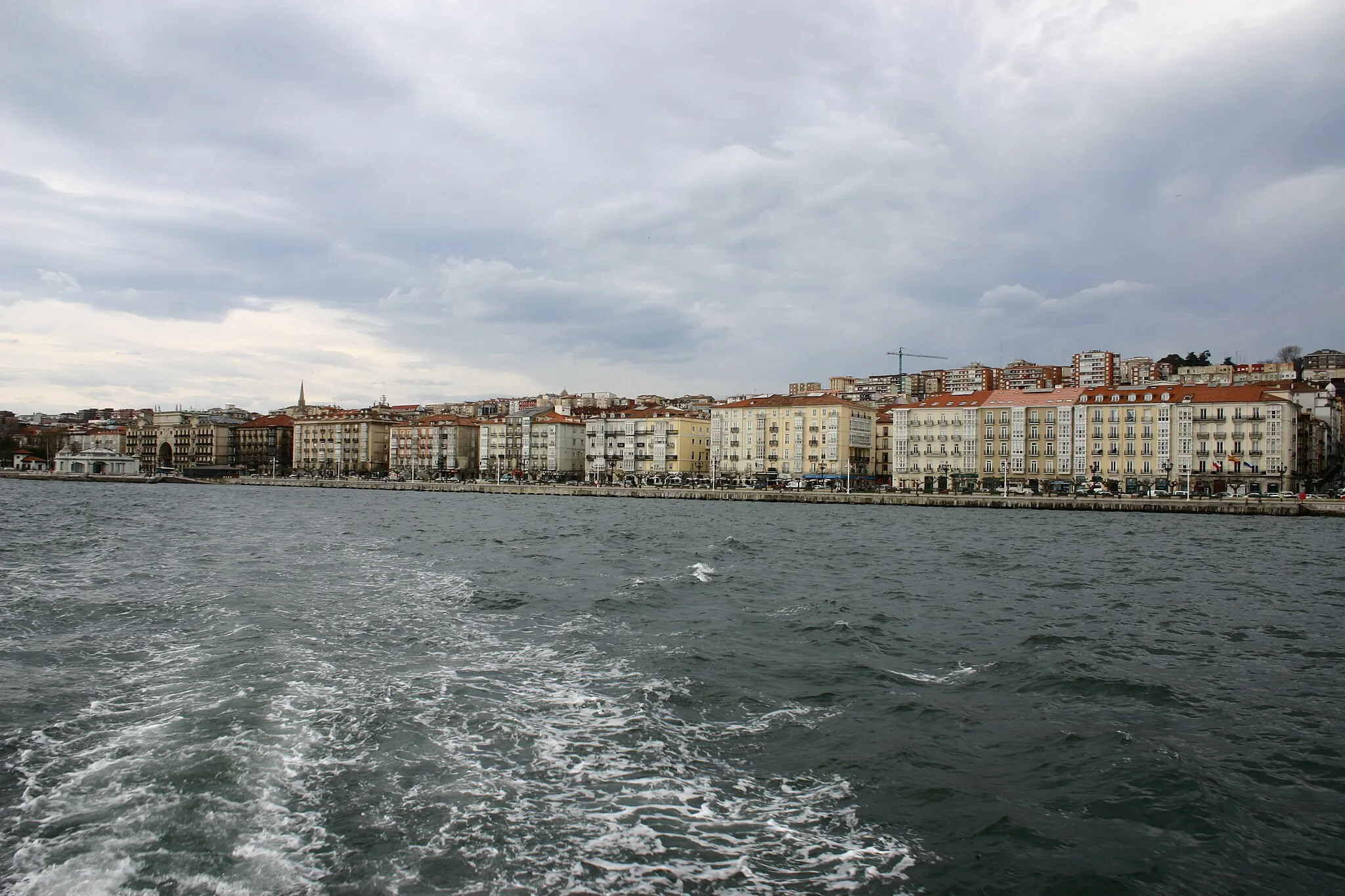 Photo showing: City of Santander. Taken from a ship.