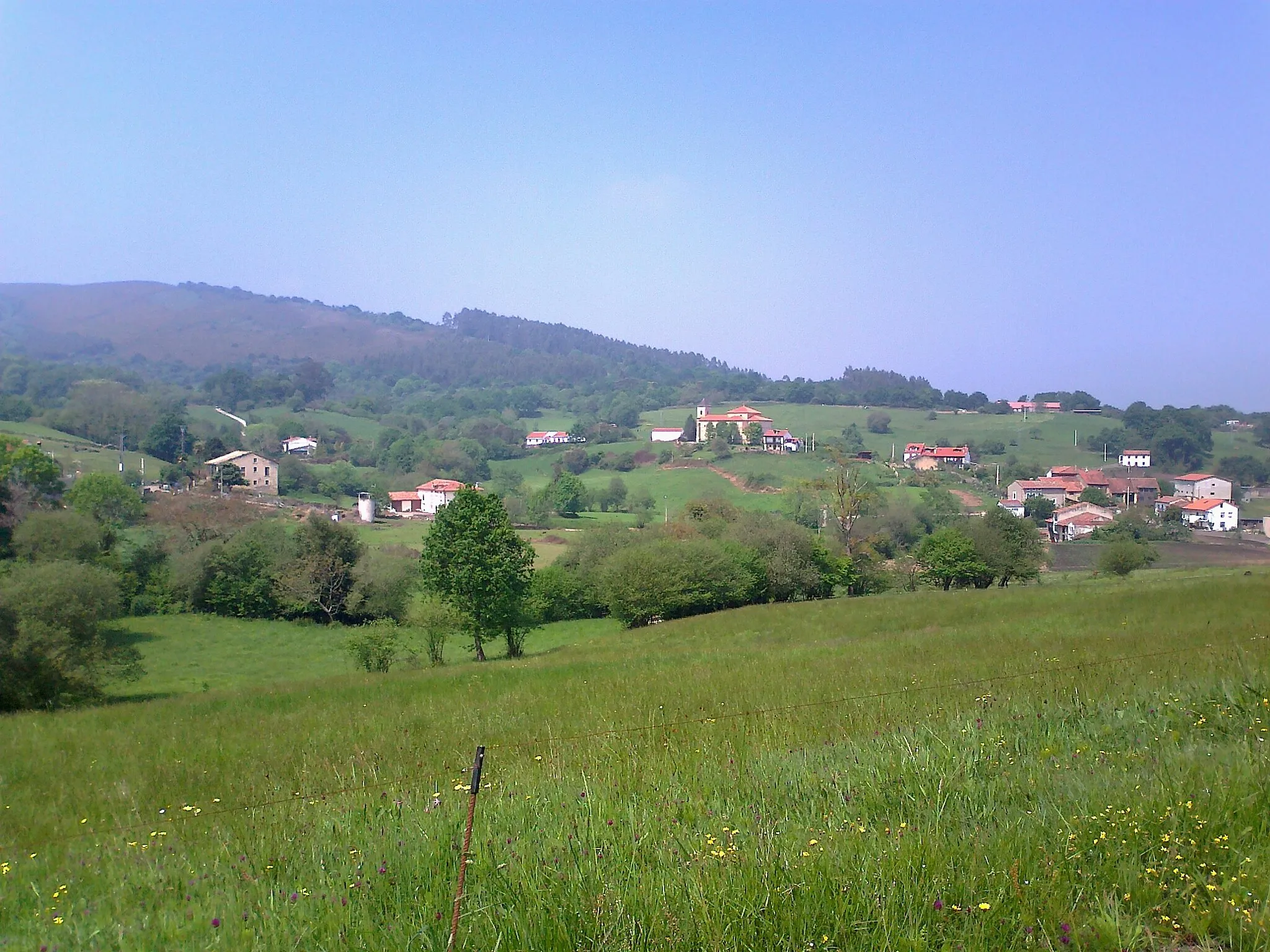 Photo showing: Panorámica del pueblo de Gandarilla