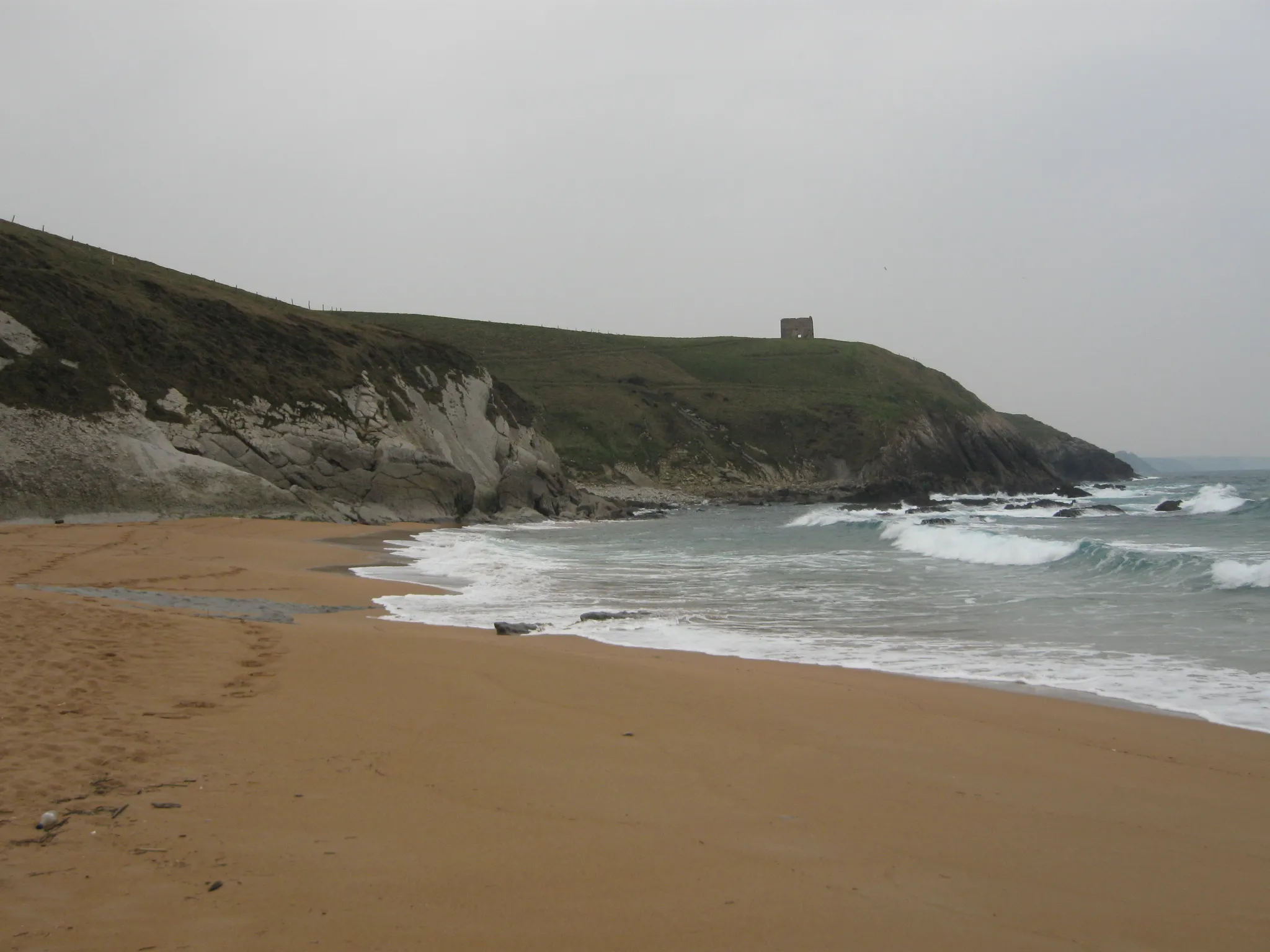 Photo showing: Playa de Tagle en invierno