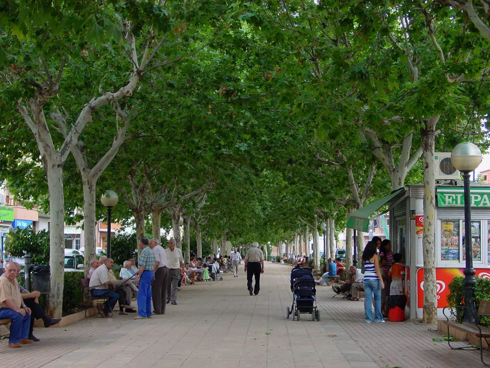 Photo showing: Avenida del Riato, en Motilla del Palancar (Cuenca, España)