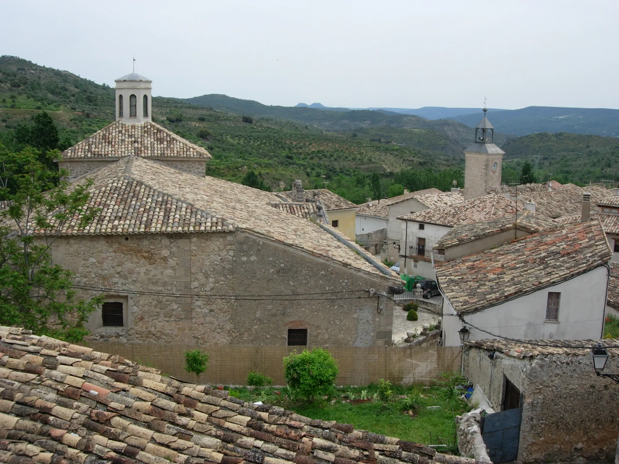 Photo showing: Budia-Una vista parcial de la villa.