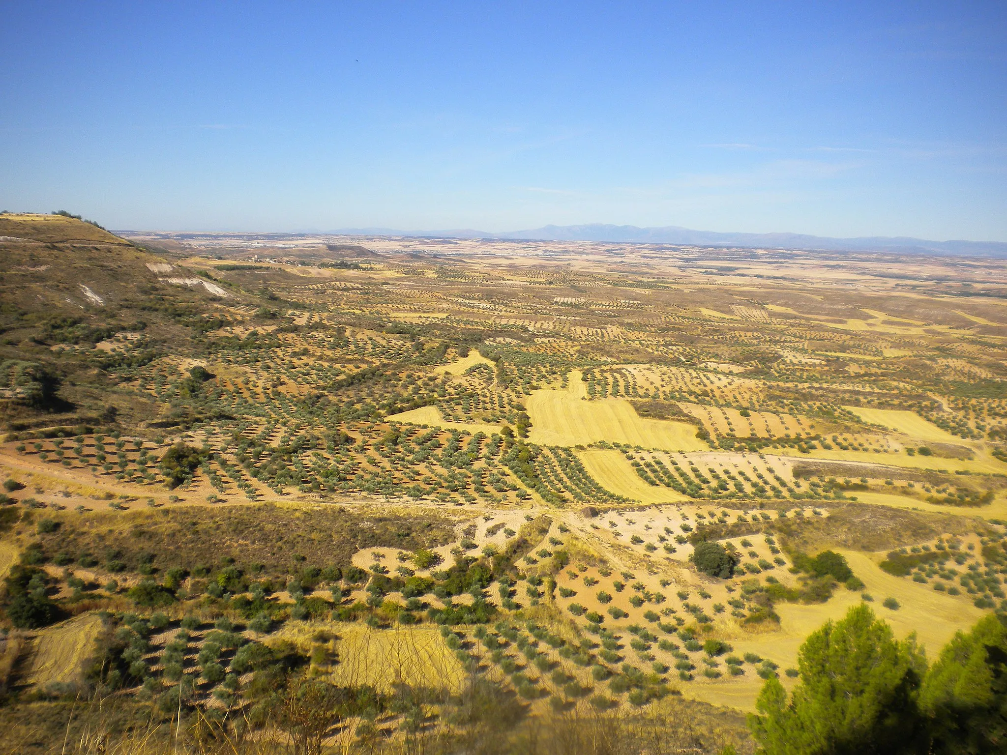 Photo showing: Landscape of La Alcarria from the municipality of Trijueque (Guadalajara, Spain).