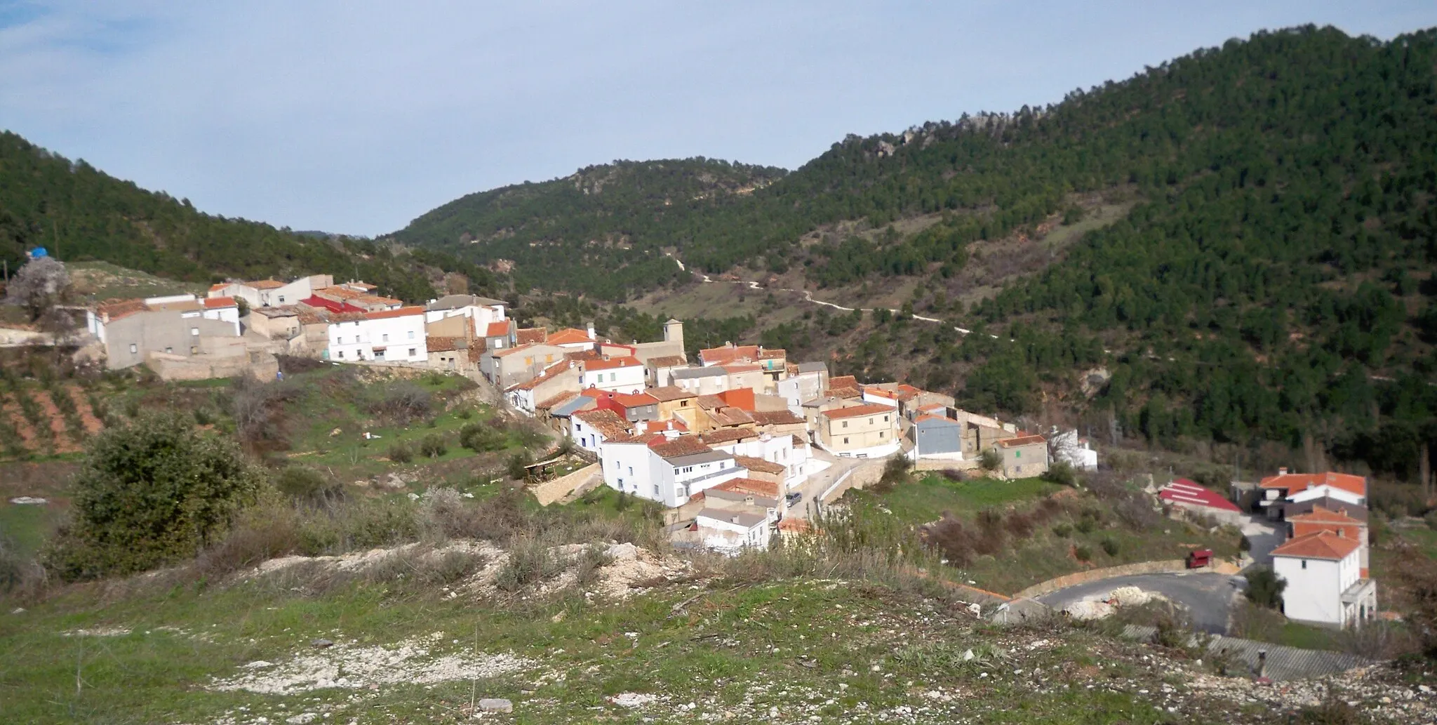 Photo showing: Vista de La Cañada del Provencio desde la carretera de Vegallera (Molinicos - Albacete)