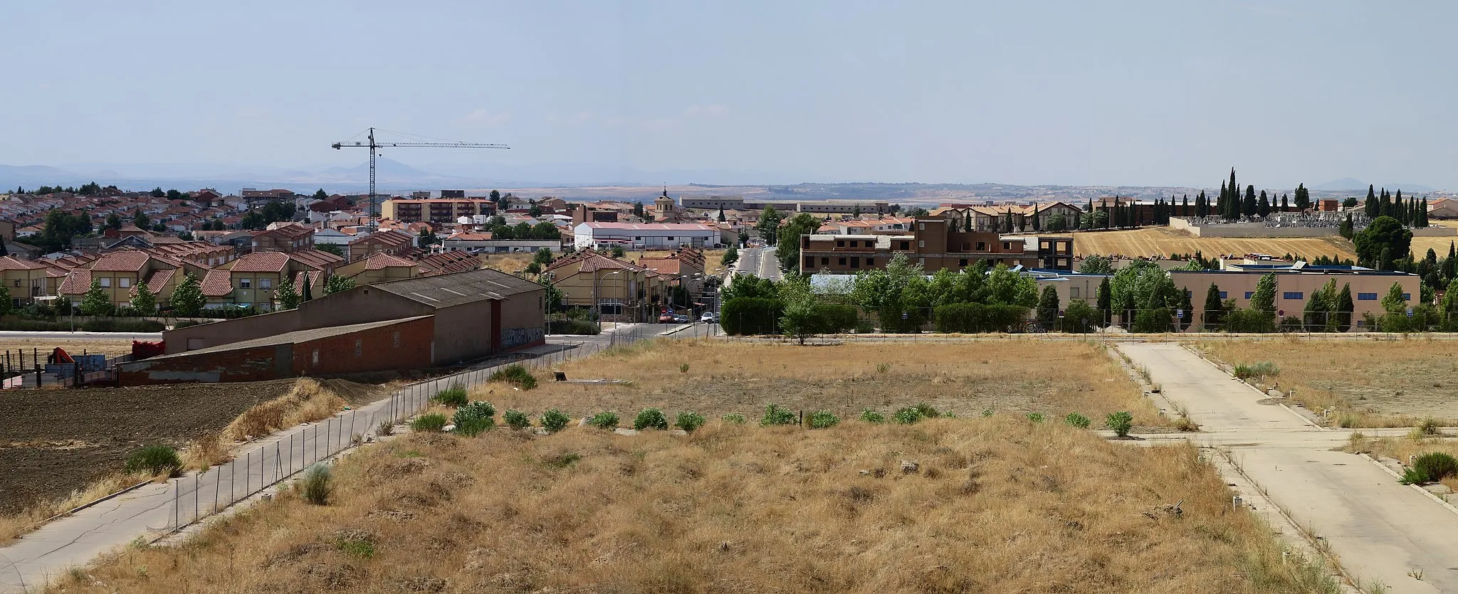 Photo showing: Villaluenga de la Sagra, vista general de población