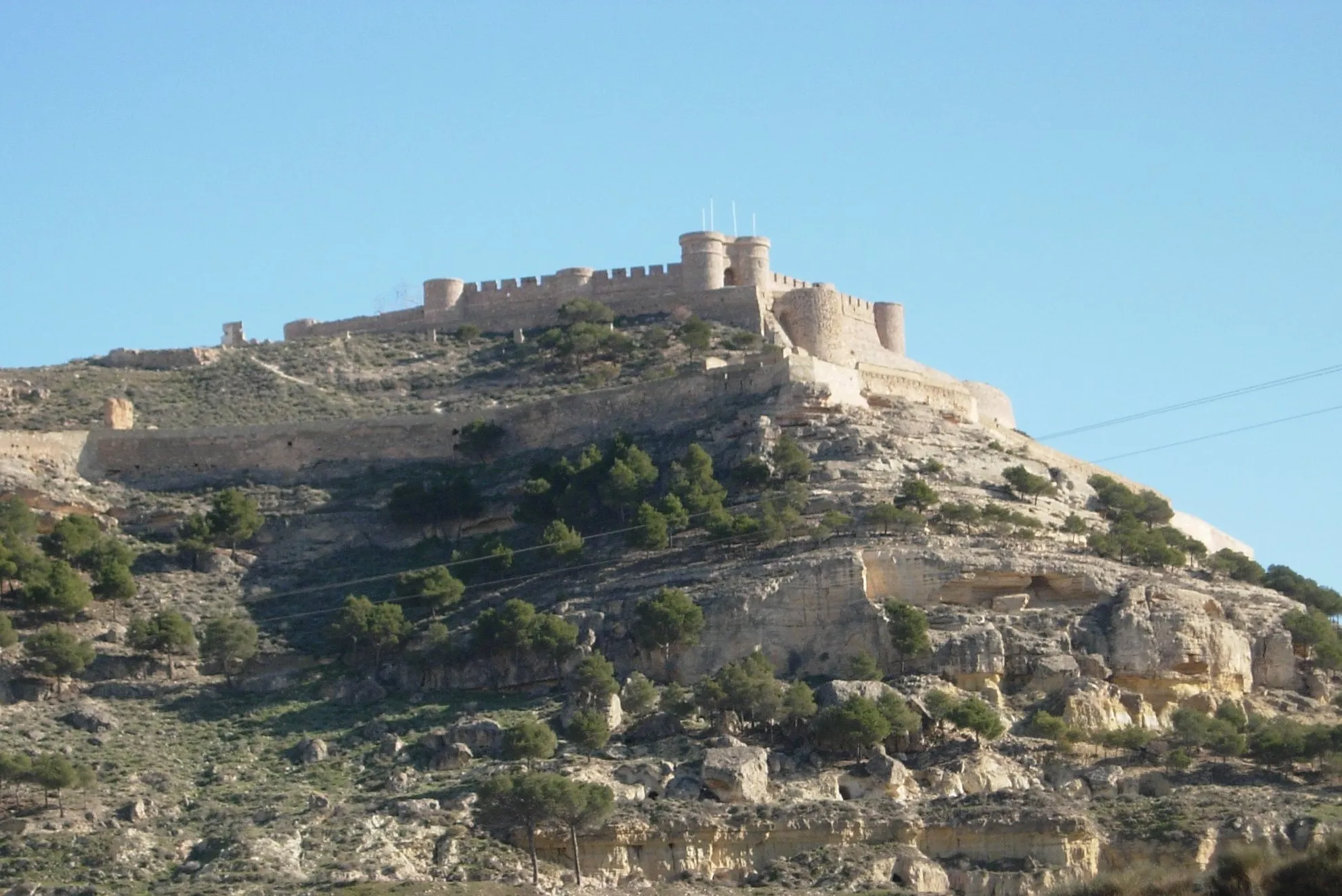 Photo showing: Fotogafía del castillo de Chinchilla de Montearagón
